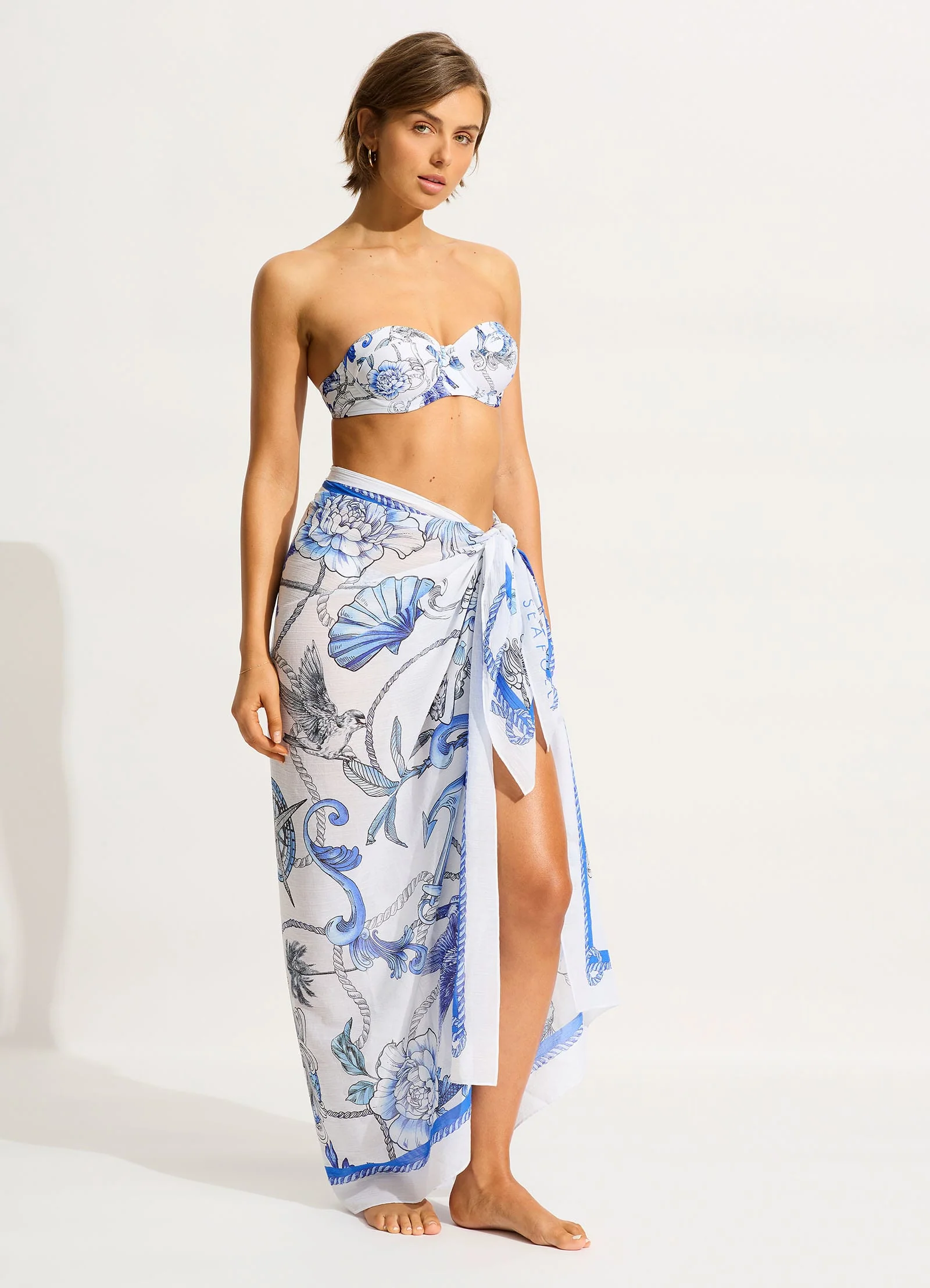 Ahoy Sarong - White - Image 2