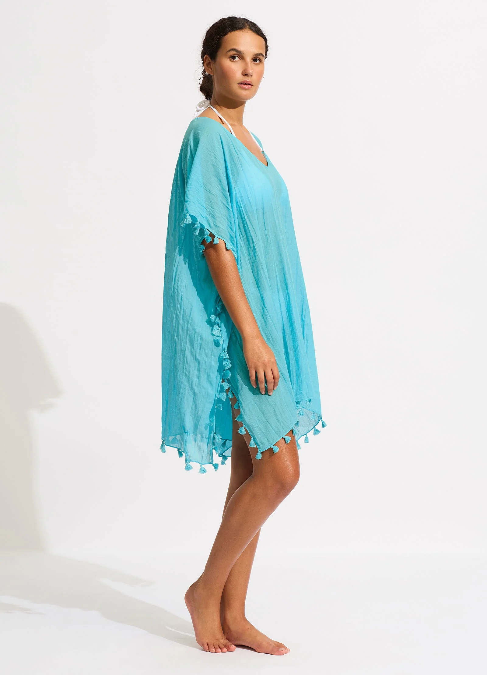 Amnesia Kaftan - Atoll Blue - Image 3