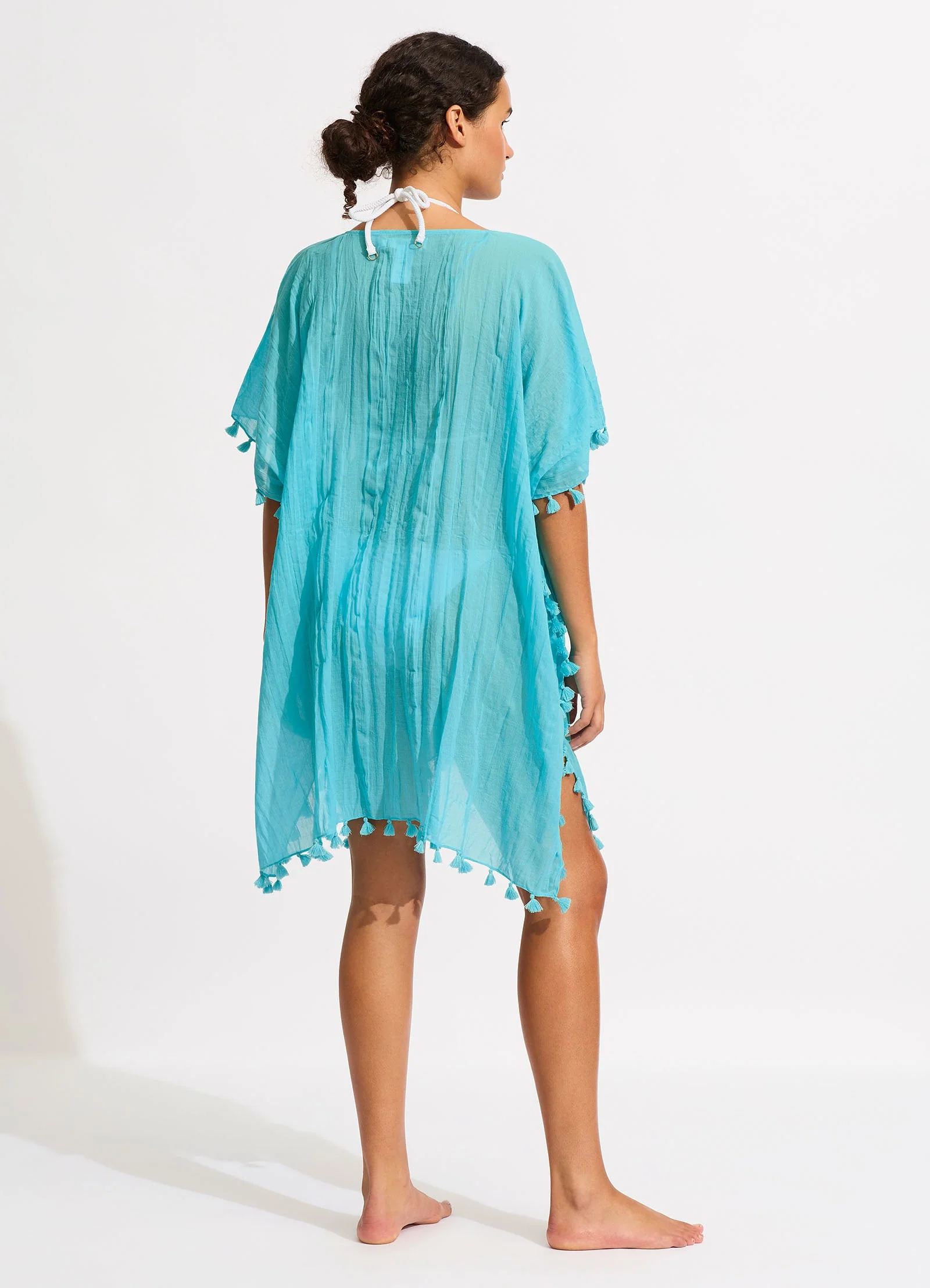 Amnesia Kaftan - Atoll Blue - Image 4