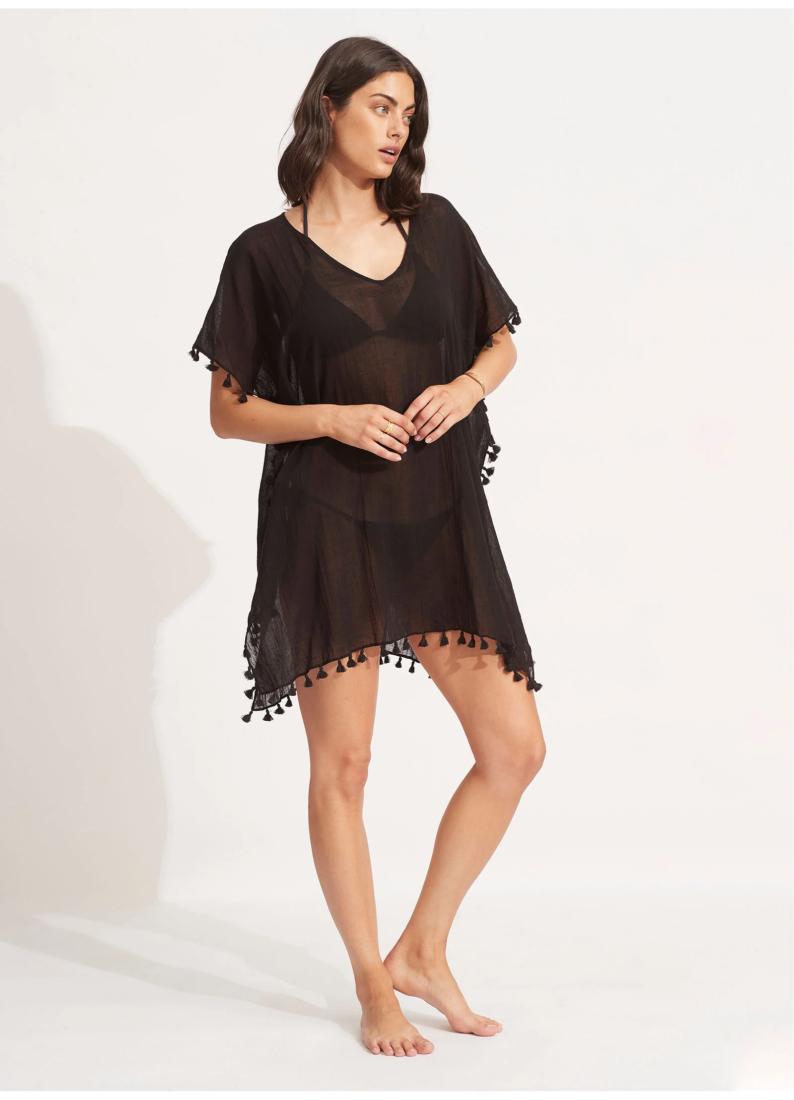 Amnesia Kaftan - Black - Image 2