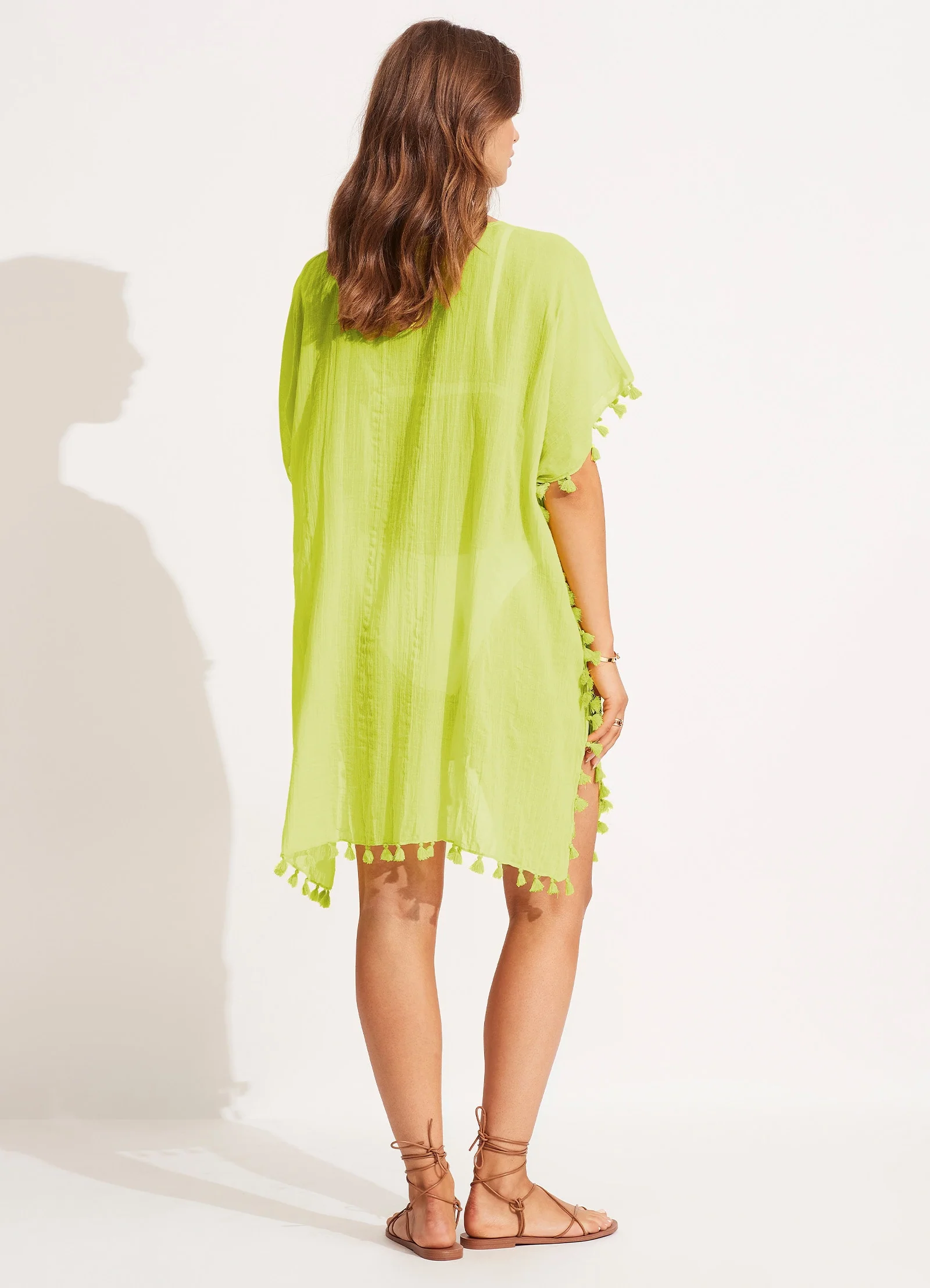 Amnesia Kaftan - Celery - Image 3