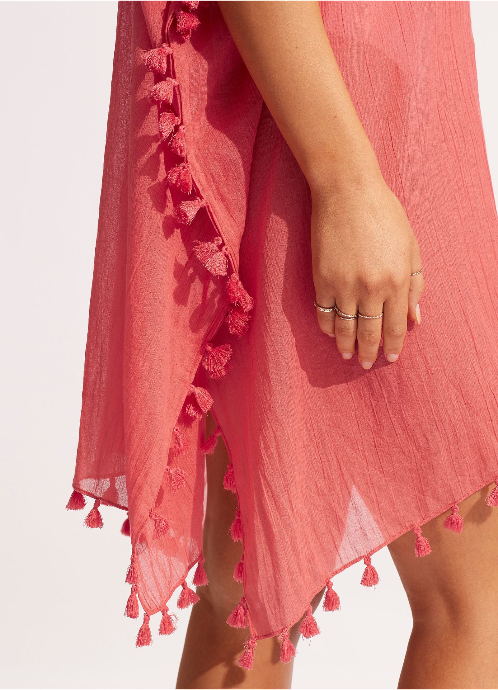 Amnesia Kaftan - Sun Kissed Coral - Image 4