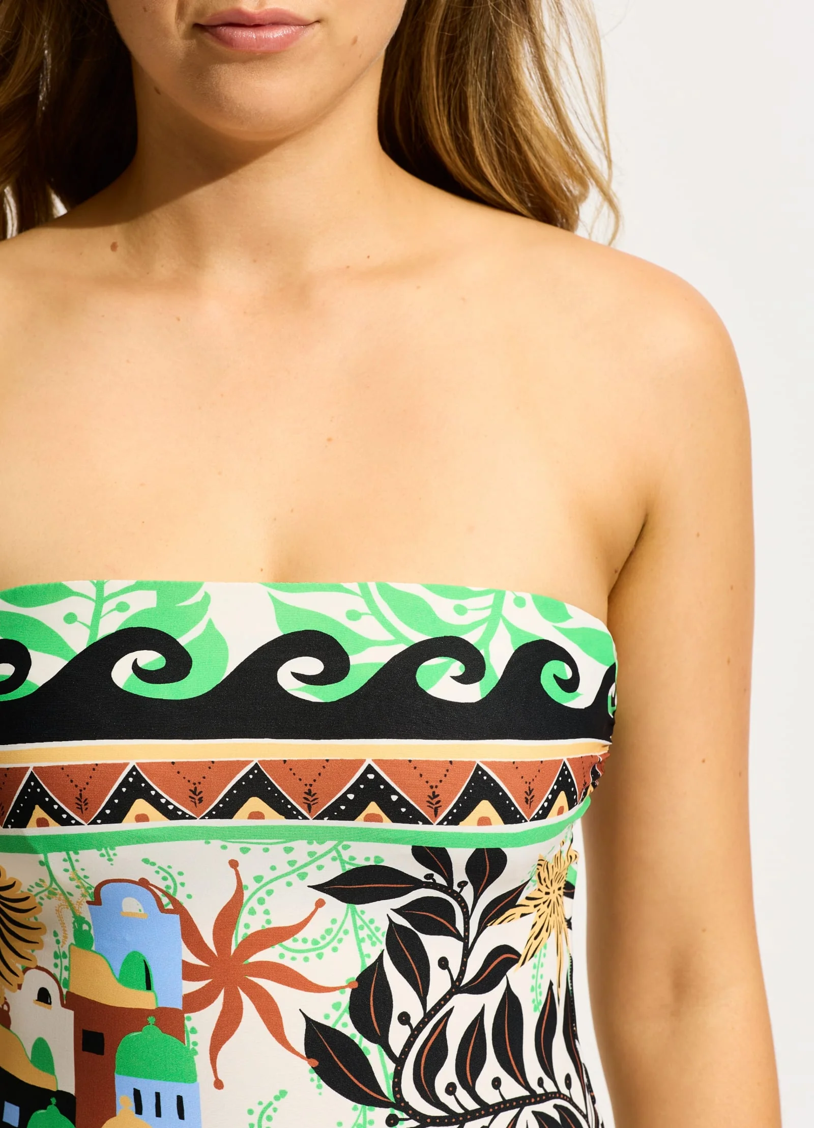 Atlantis DD Bandeau One Piece - Ecru - Image 4