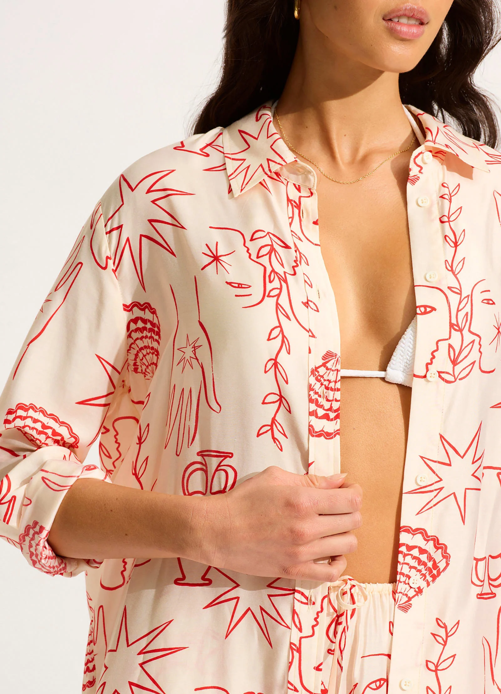 Atlantis Shirt - Ecru - Image 5