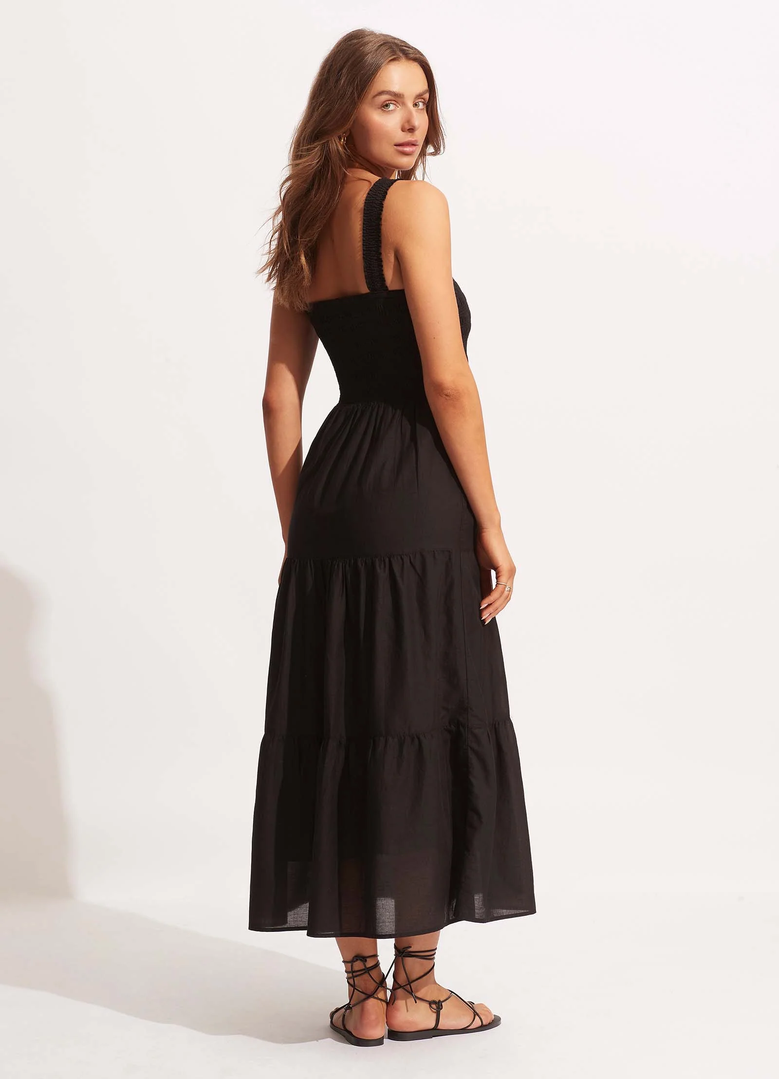 Beach House Dress - Black - Image 3