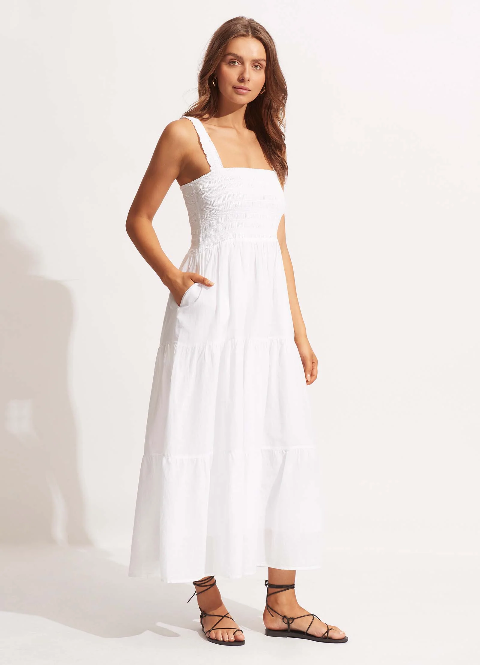 Beach House Dress - White - Image 2