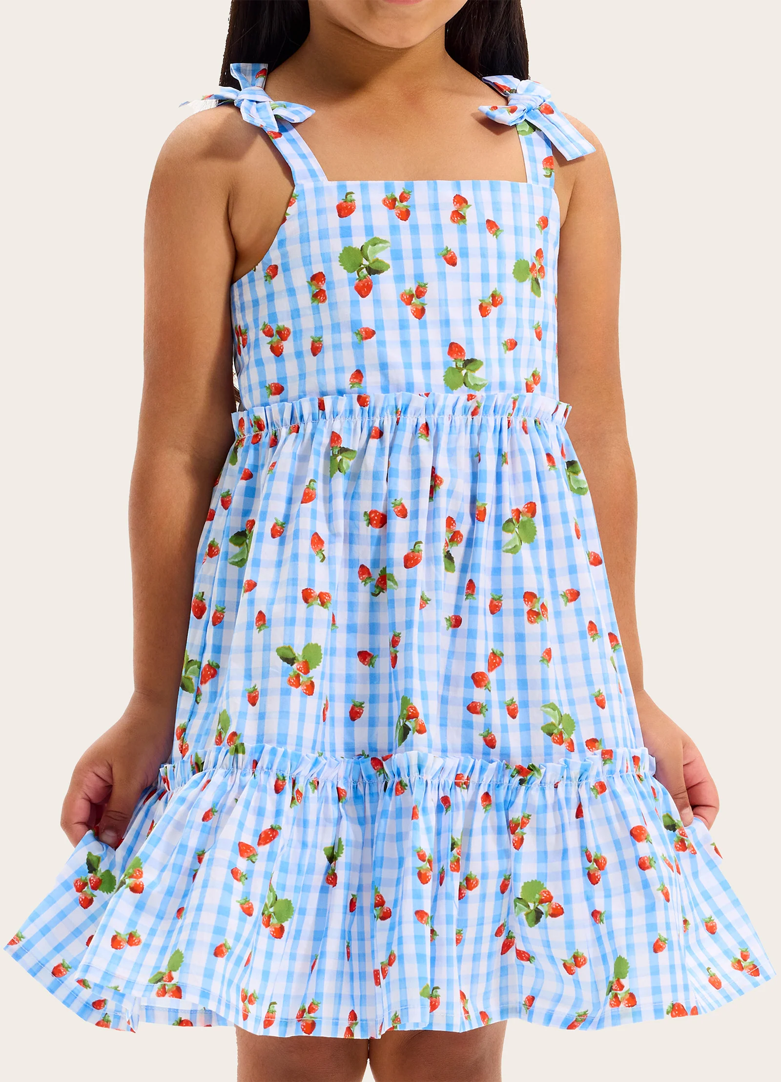 Beach Picnic Tiered Dress - Image 3