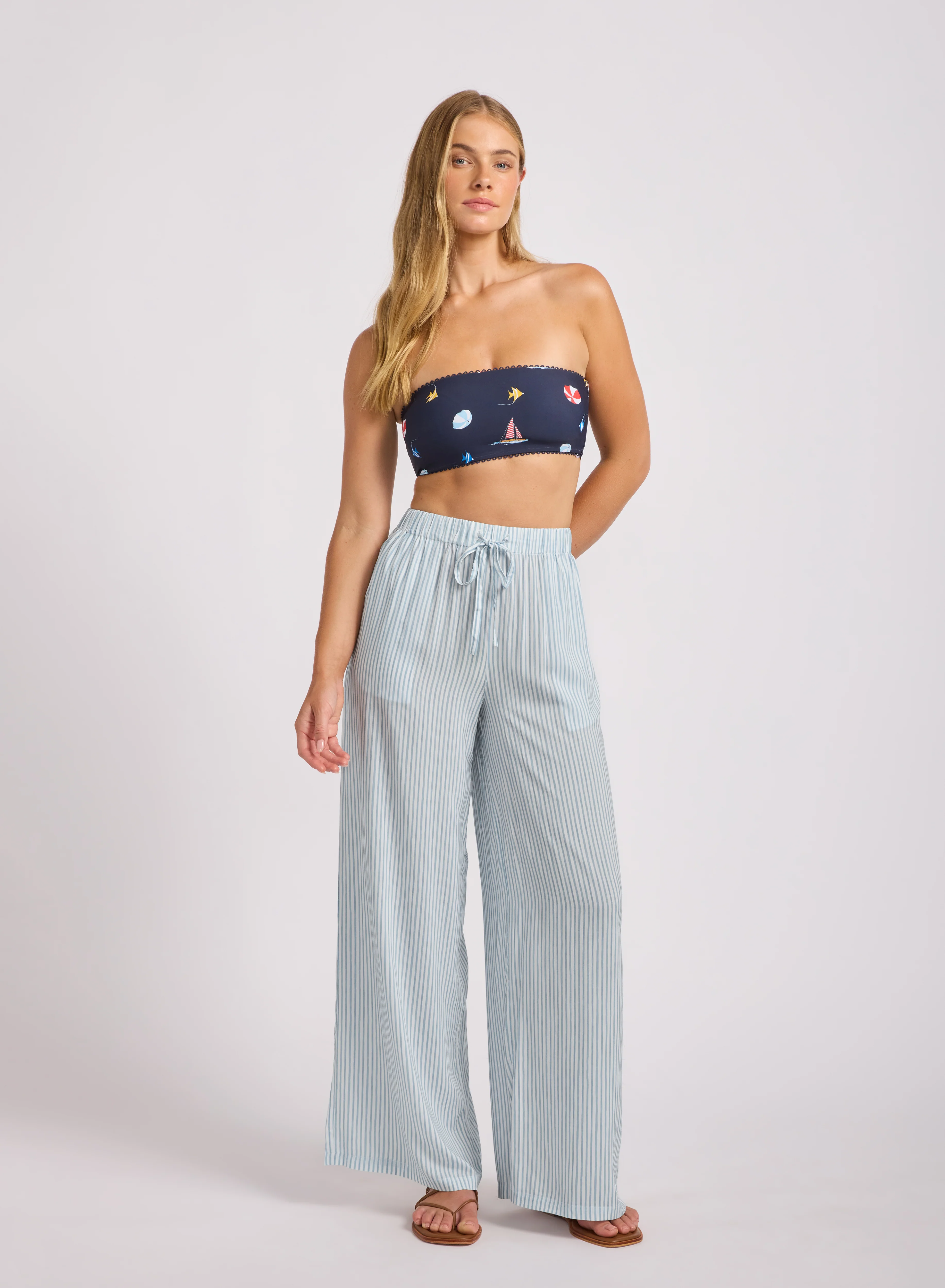 Beachedit Wide Leg Pant