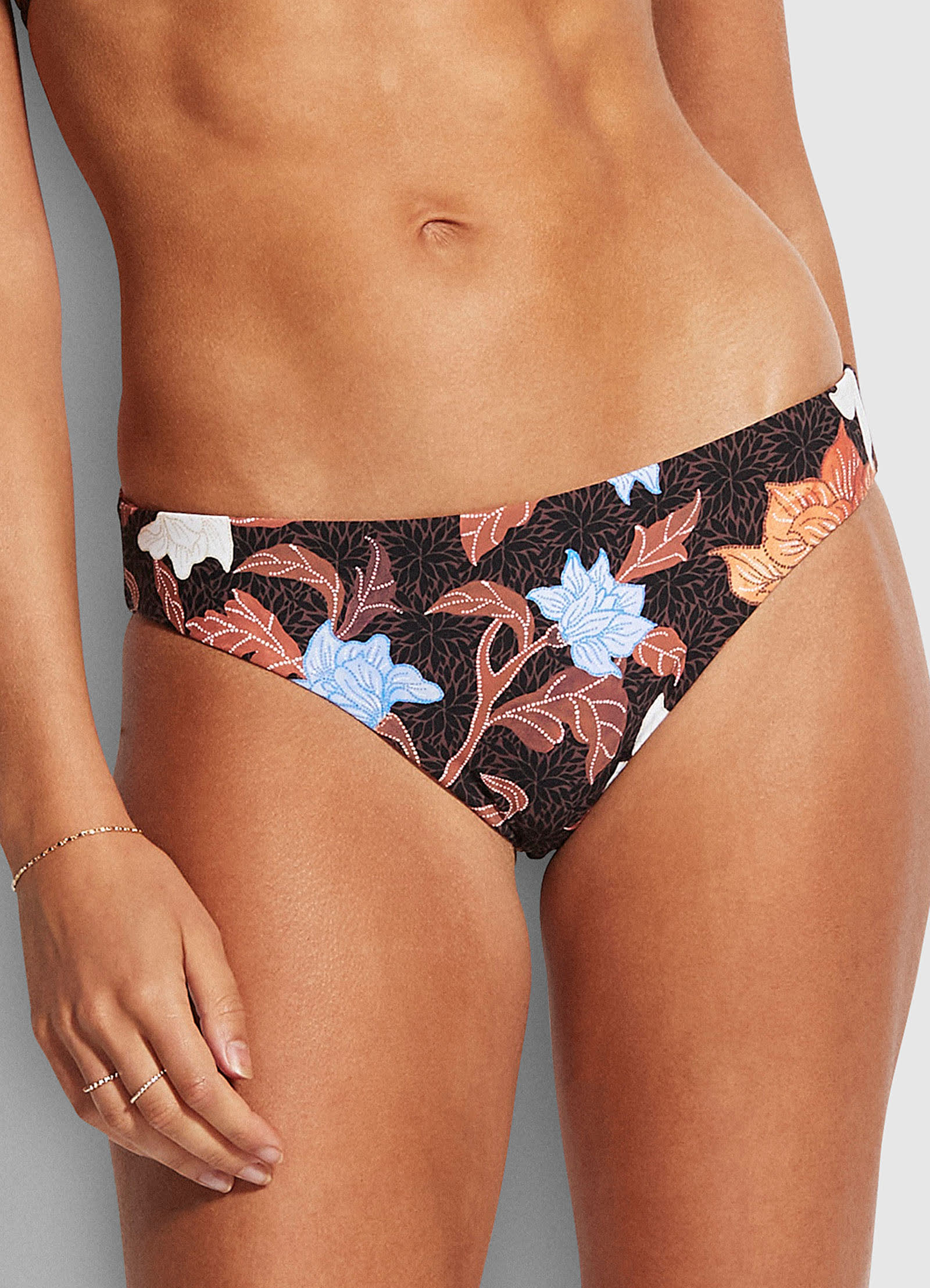 Boheme Reversible Hipster Bikini Bottom - Black - Image 5