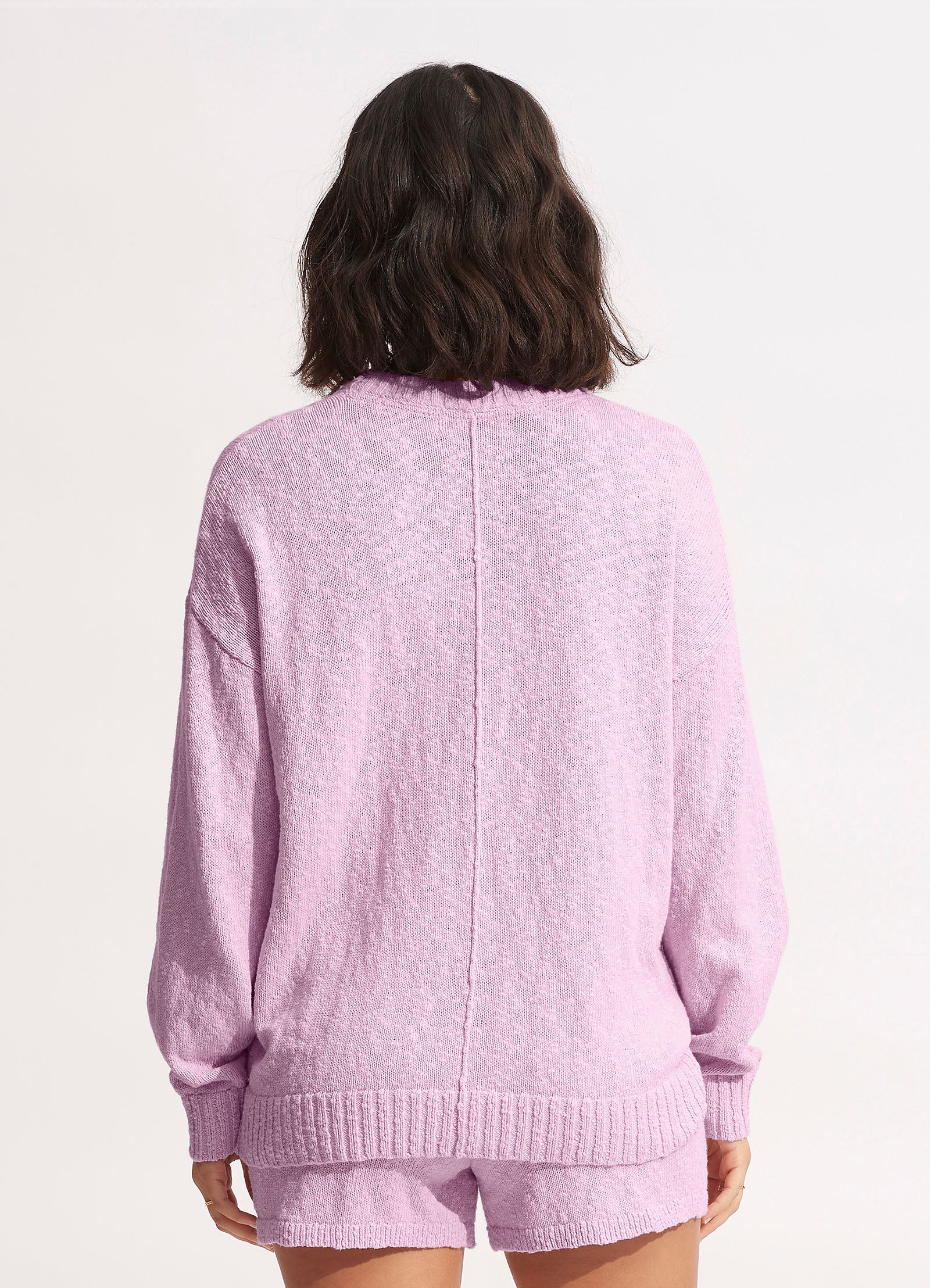 Boucle Sweater - Lilac - Image 4