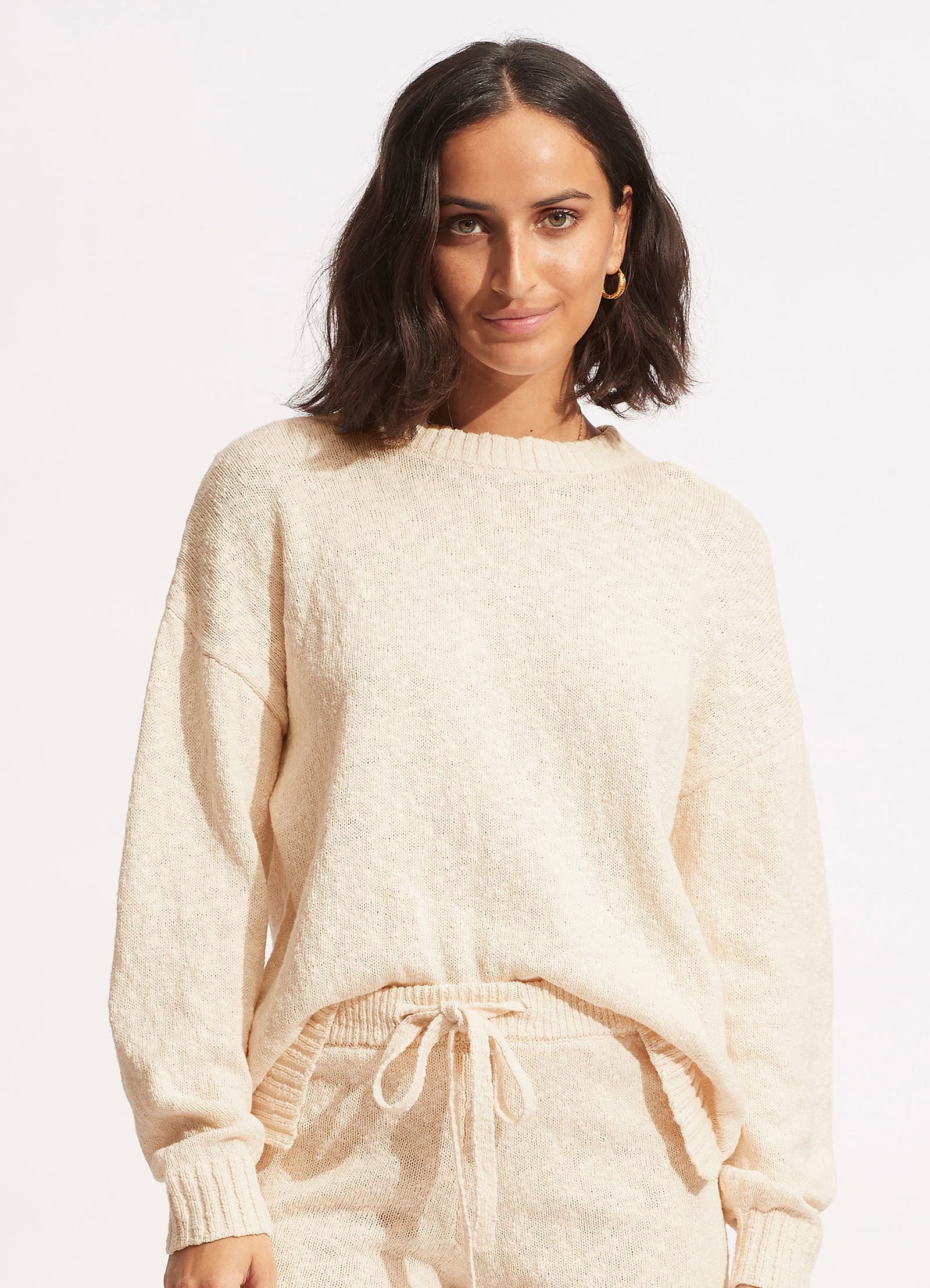 Boucle Sweater - Sand - Image 3