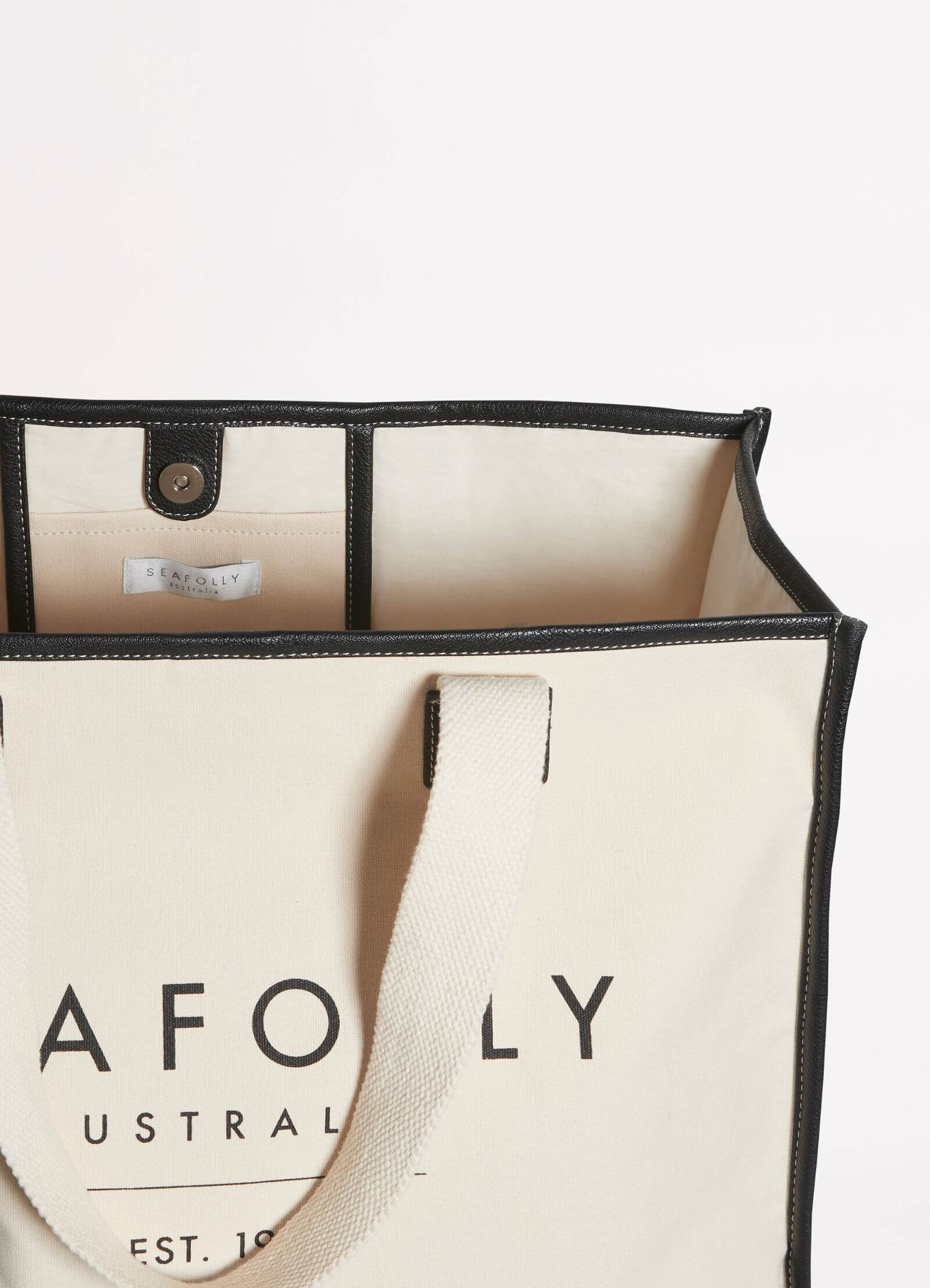 Canvas Tote Bag - Black - Image 4