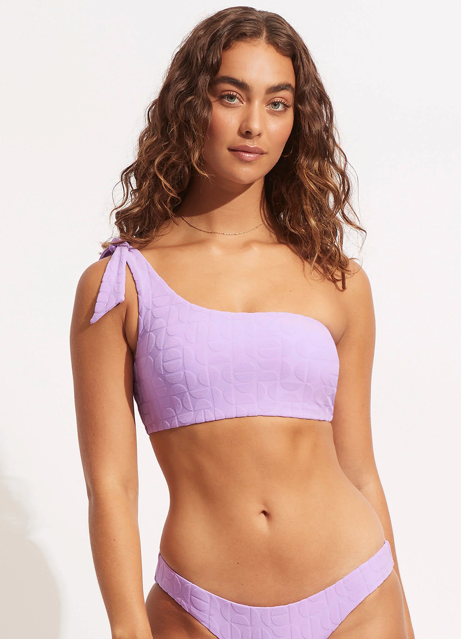 Capri One Shoulder Top - Wild Rose - Image 2