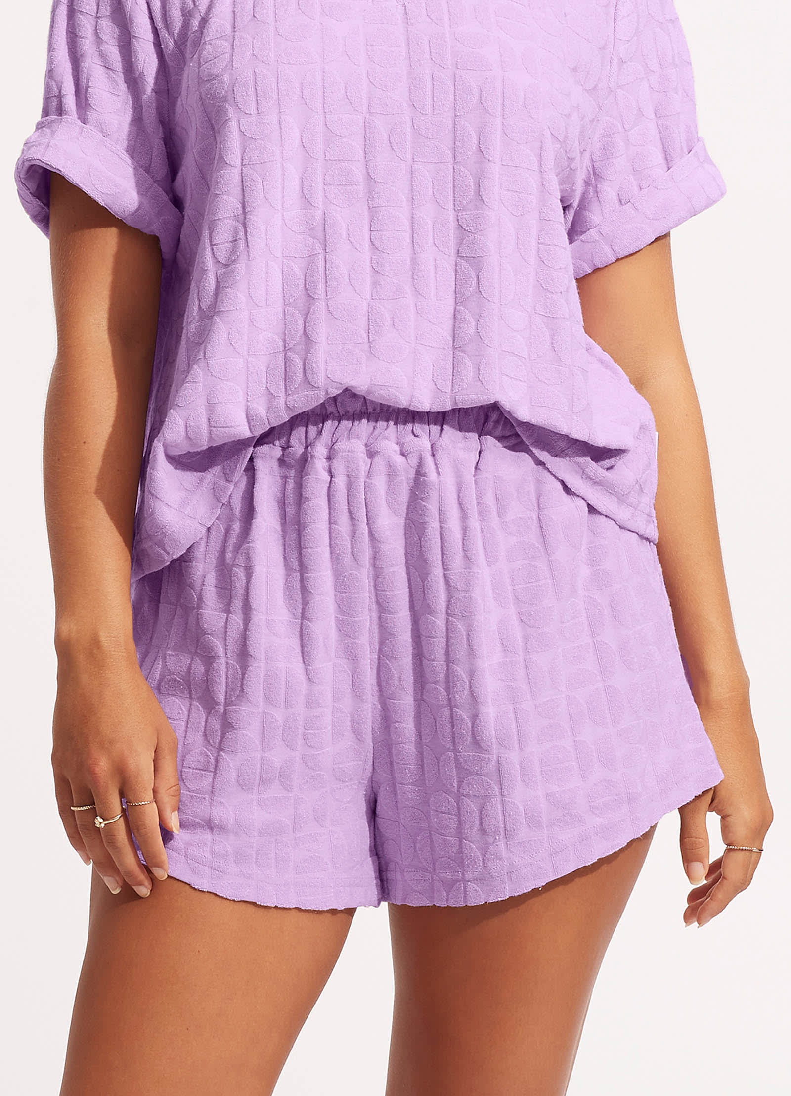 Capri Terry Short - Wild Rose - Image 2