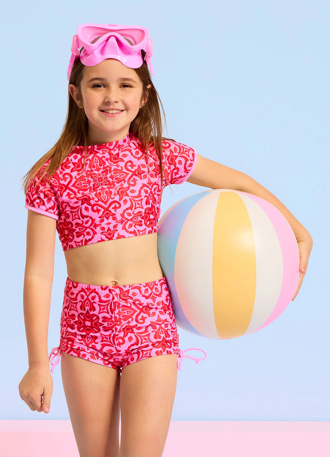 Capri Tile Boy Leg Surf Set