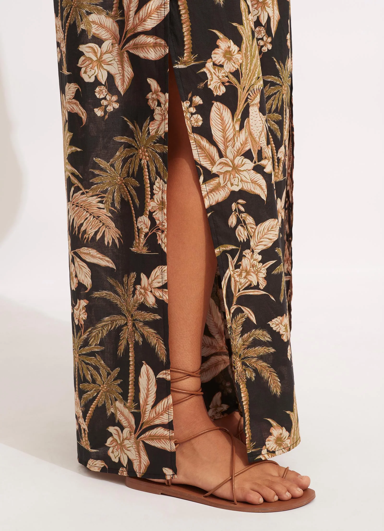 Castaway Shirring Pant - Black - Image 6