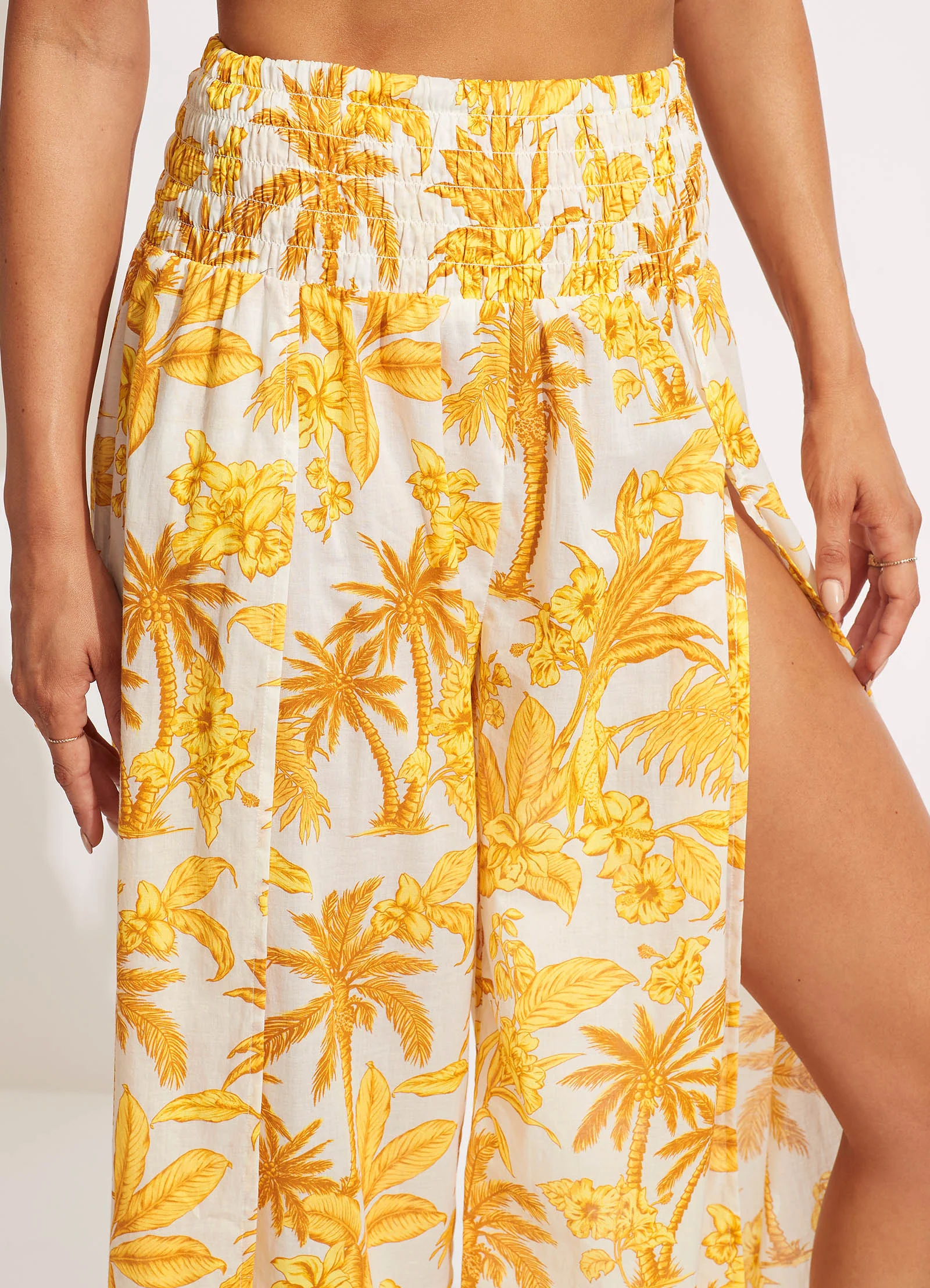 Castaway Shirring Pant - Tuscan Sun - Image 6