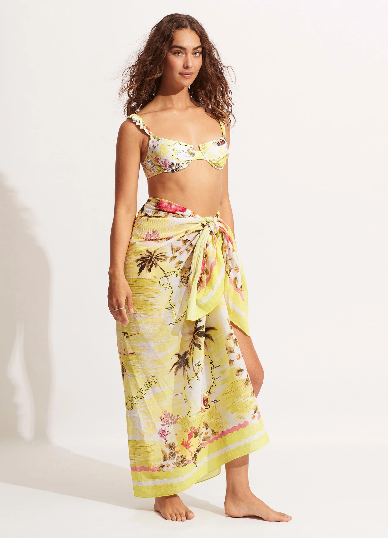 Coast to Coast Pareo - Wild Lime - Image 2