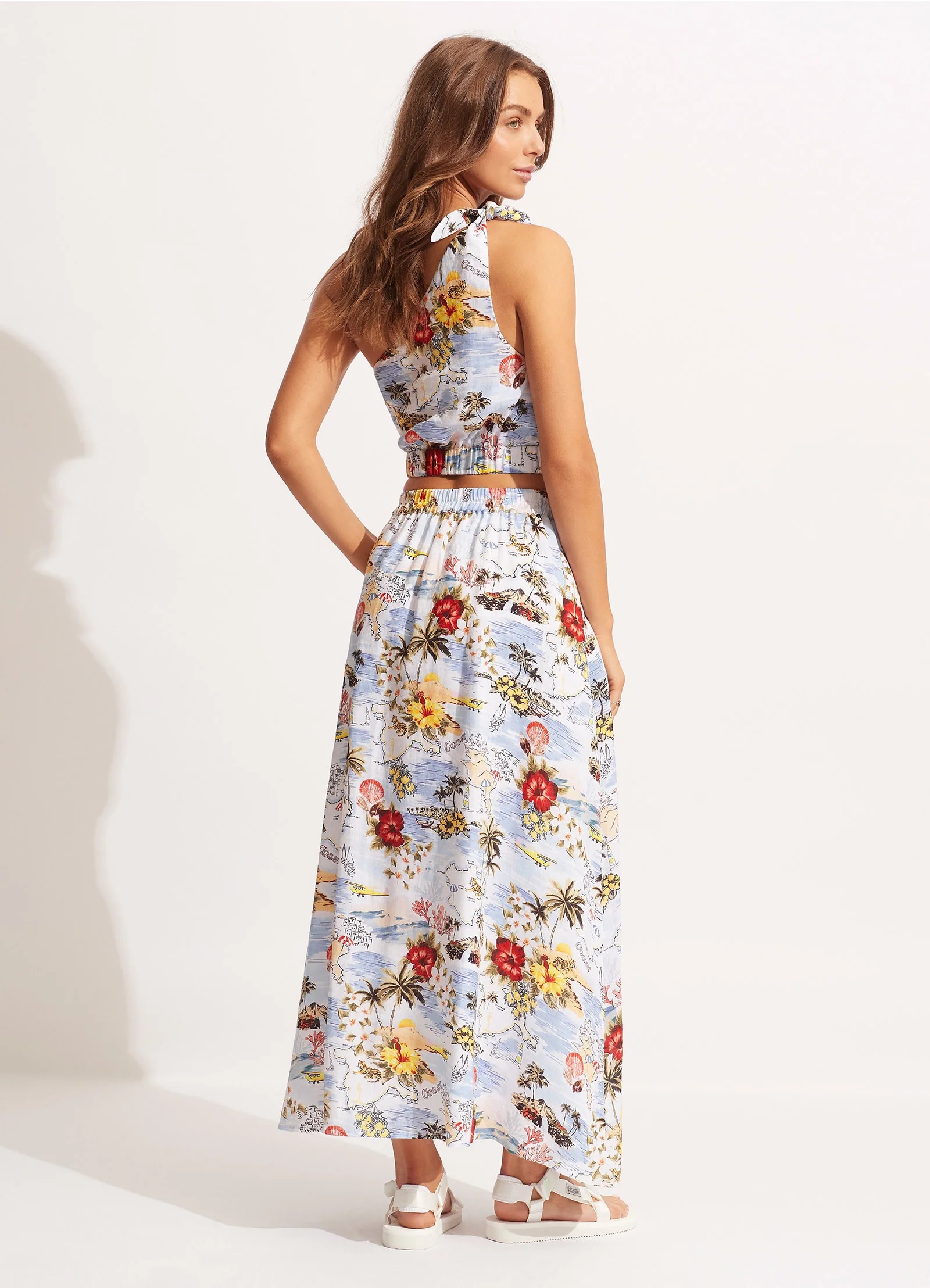 Coast To Coast Skirt - Powder Blue - Image 4