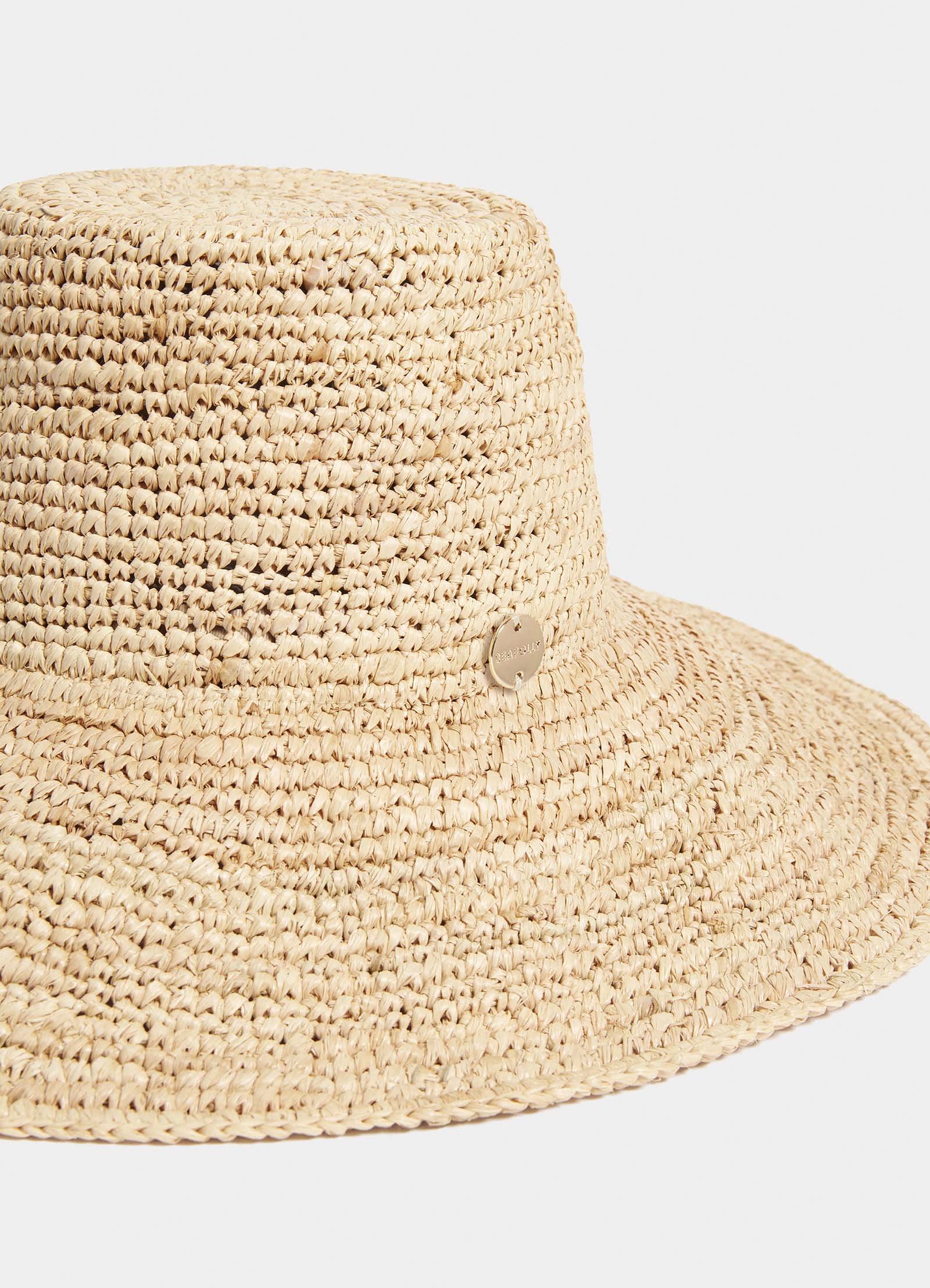 Coastal Raffia Hat - Natural - Image 3