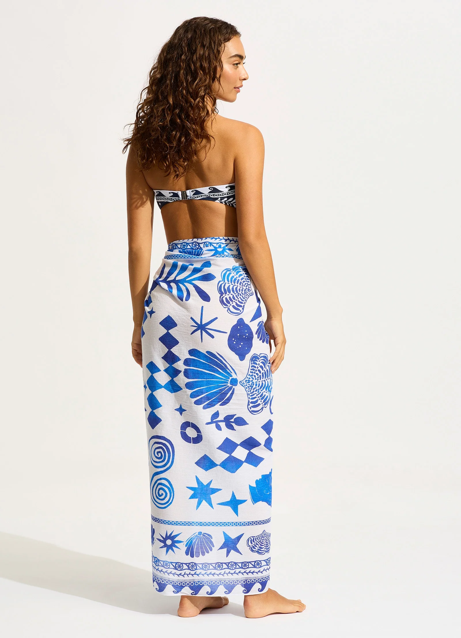 Corfu Sarong - Azure - Image 3