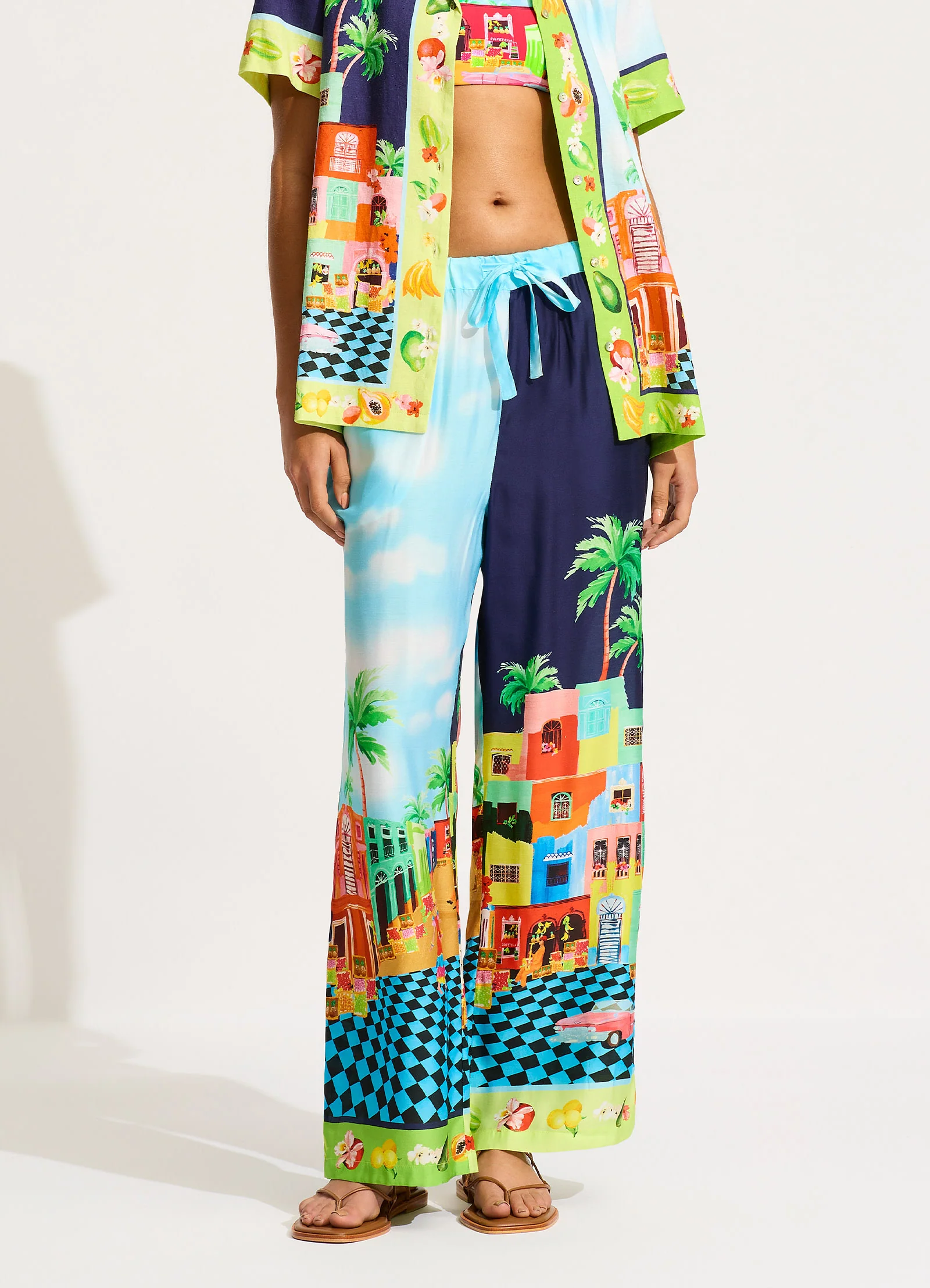 Cuba Pant - Turquoise - Image 2