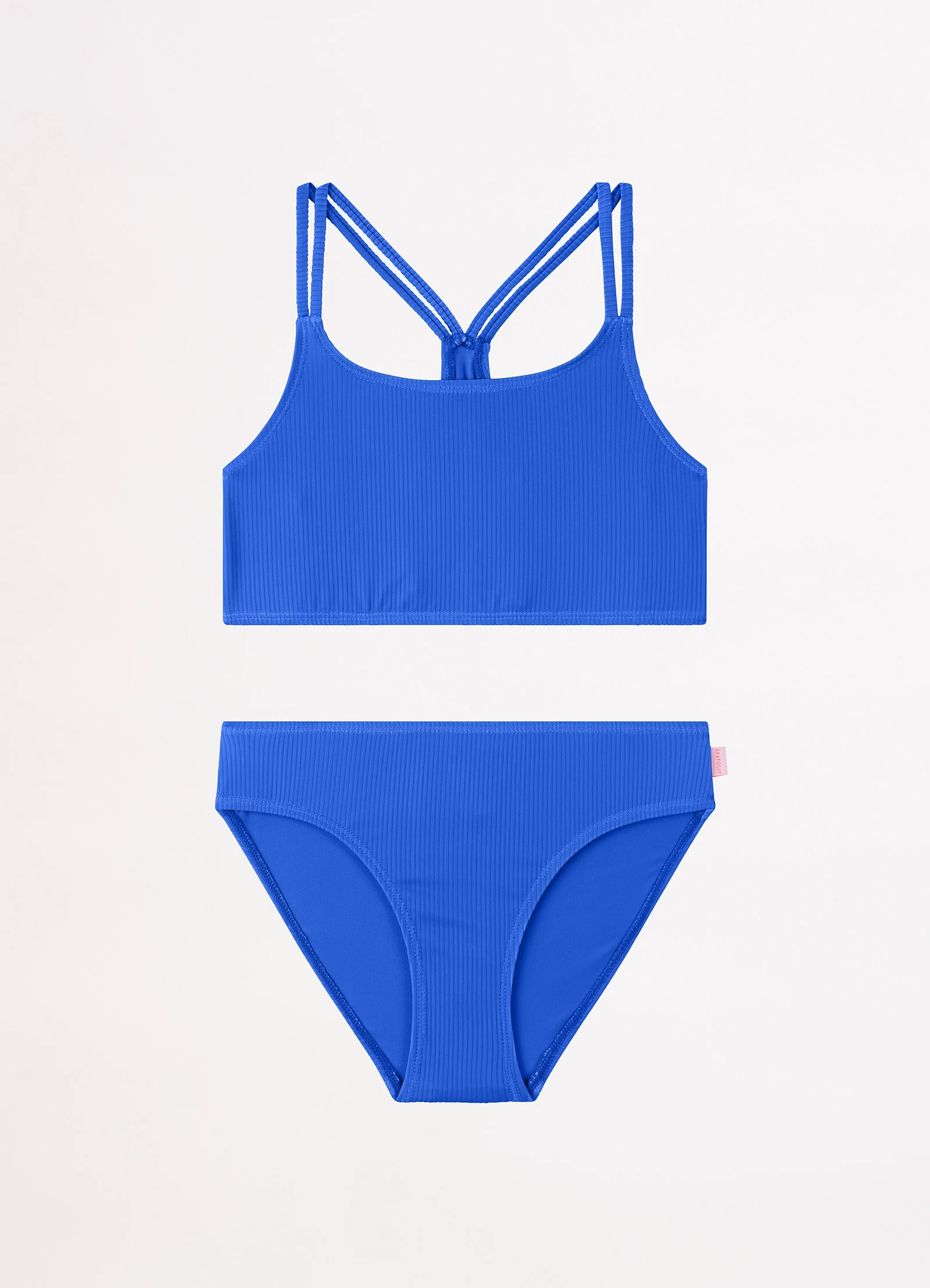 Essential Girls Multi Strap Bikini - Royal - Image 3