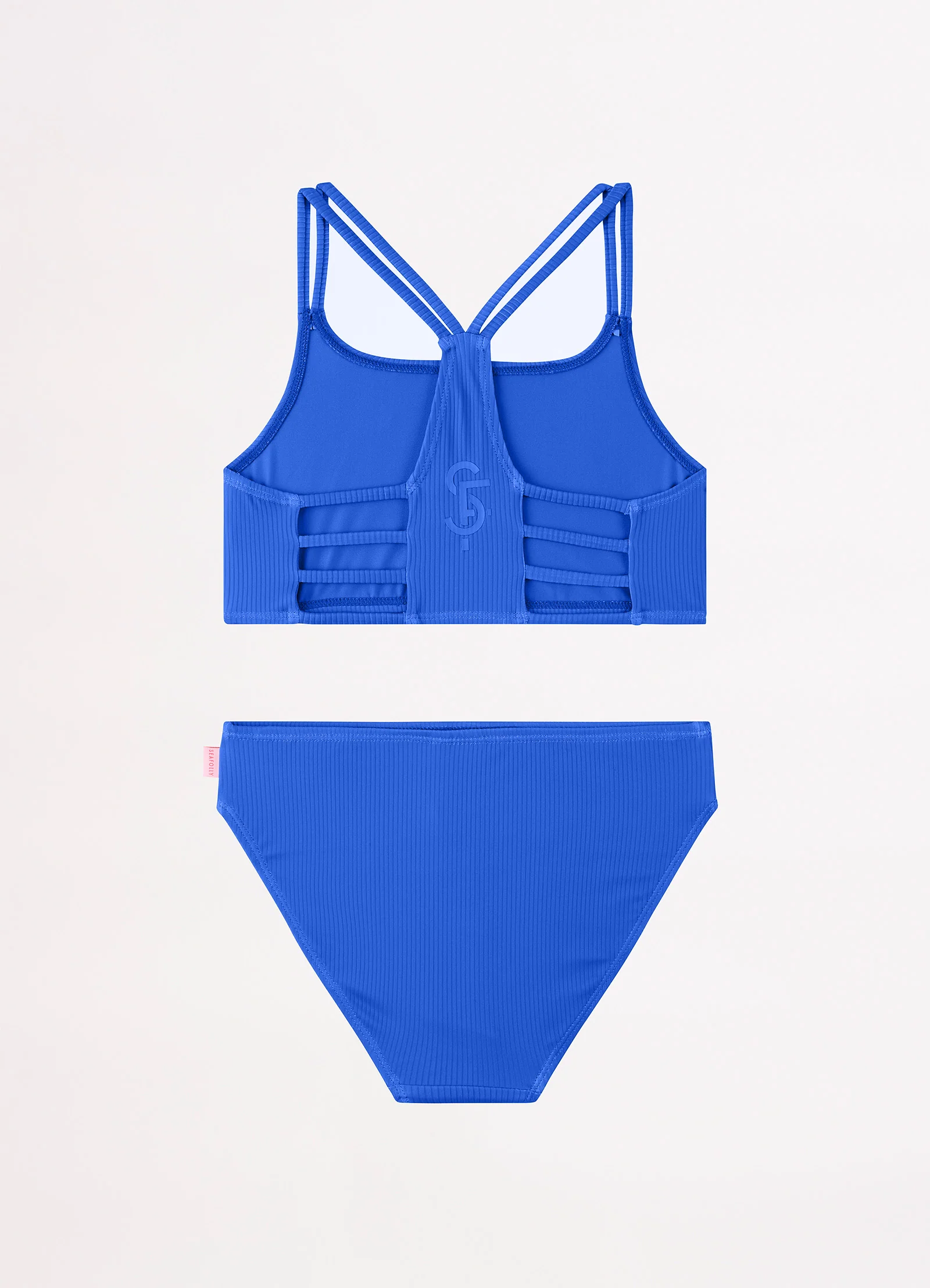 Essential Girls Multi Strap Bikini - Royal - Image 4