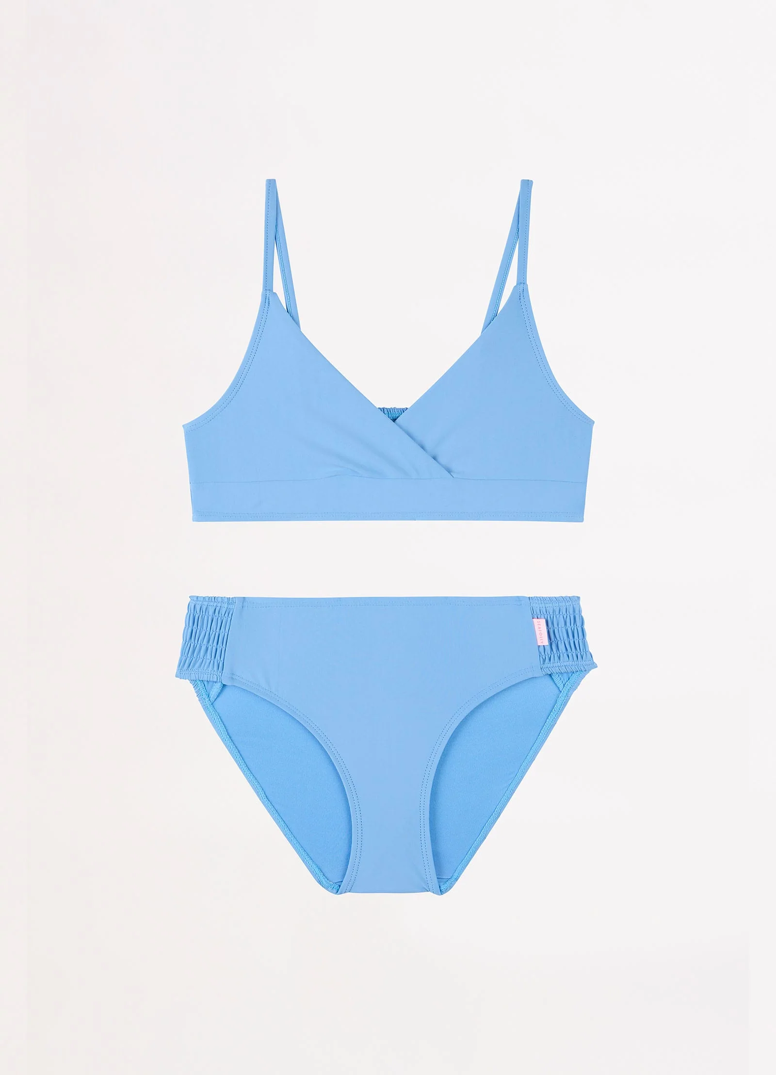 Essentials Girls Shirred Bikini - Deep Water - Image 2
