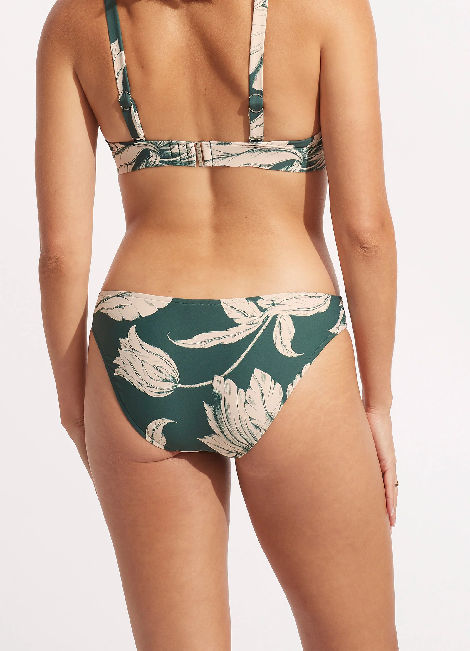 Fleur de Bloom Hipster Bikini Bottom - Evergreen - Image 5
