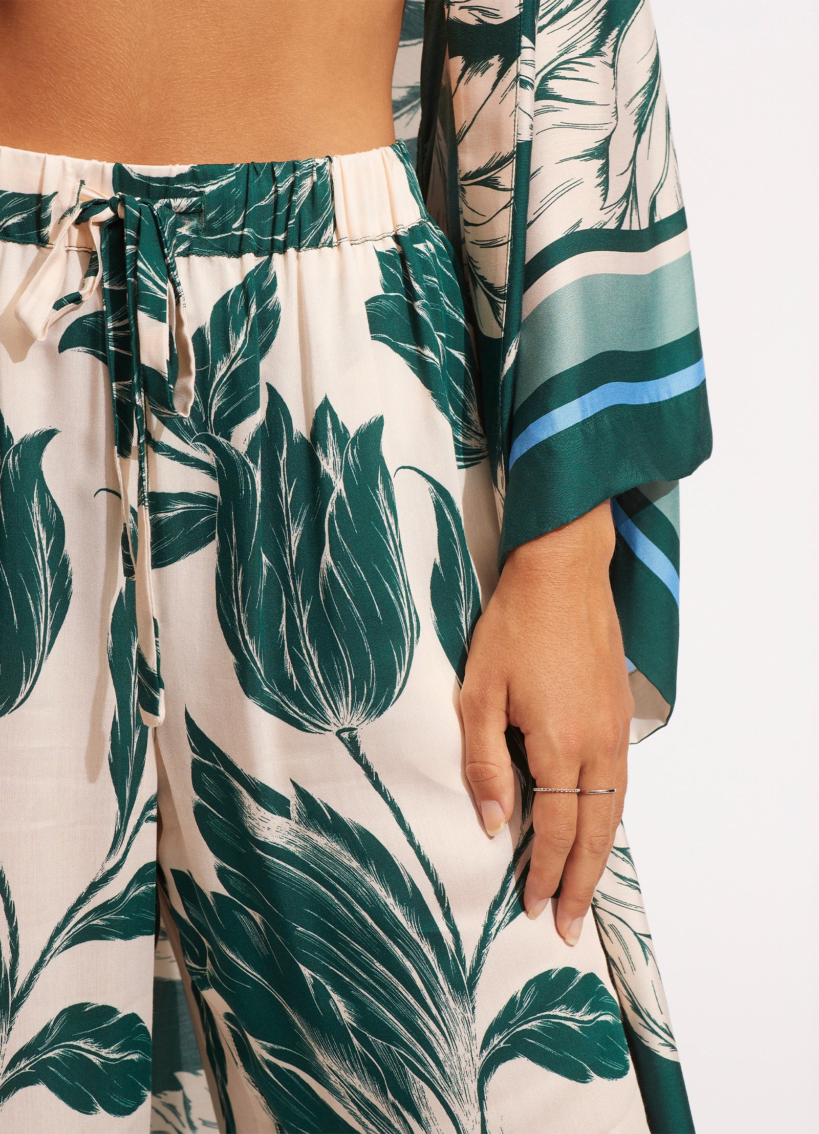 Fleur de Bloom Kimono - Evergreen - Image 5