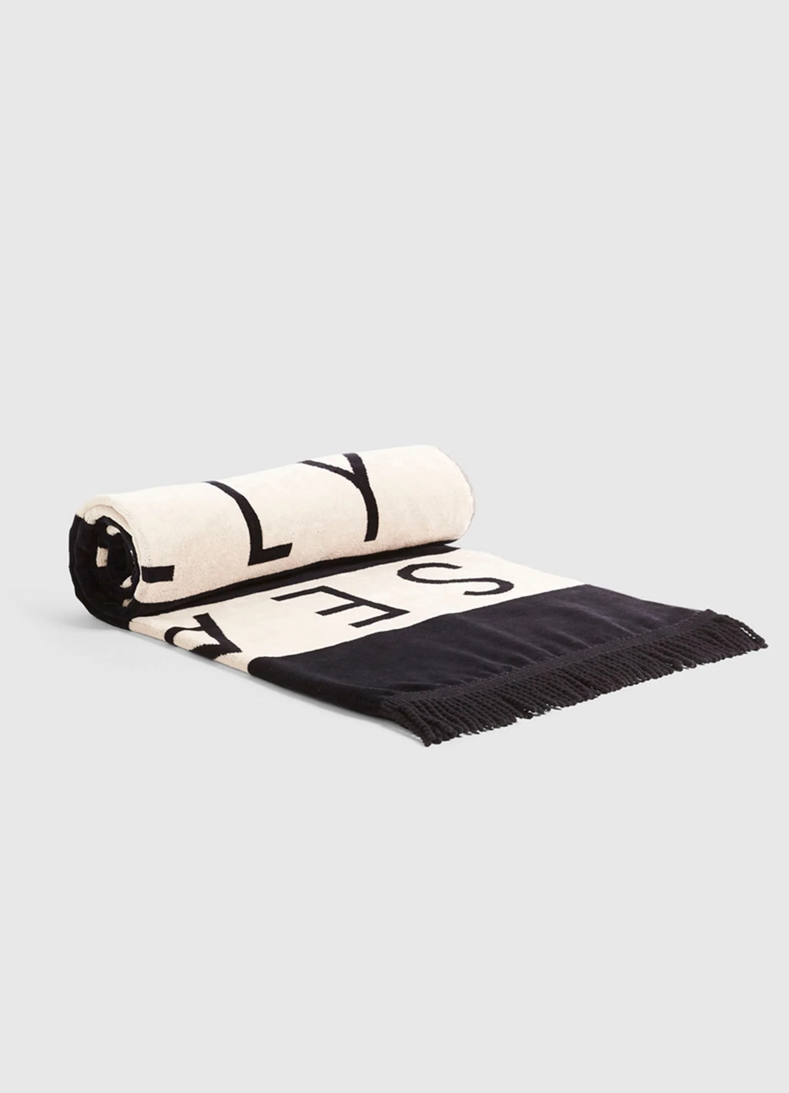 Folly Stripe Towel - Black - Image 3