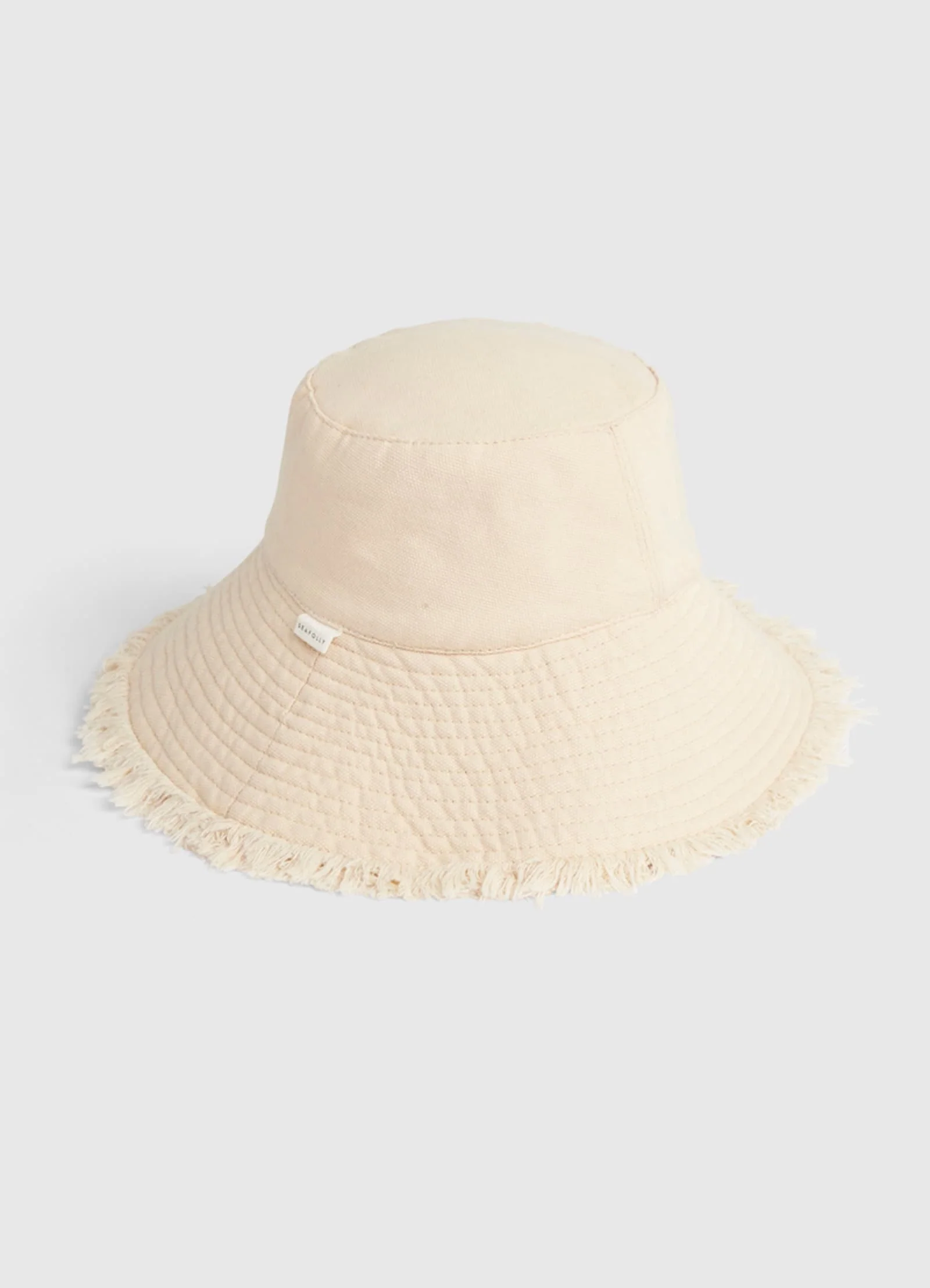 Fringe Bucket Hat - Natural - Image 2