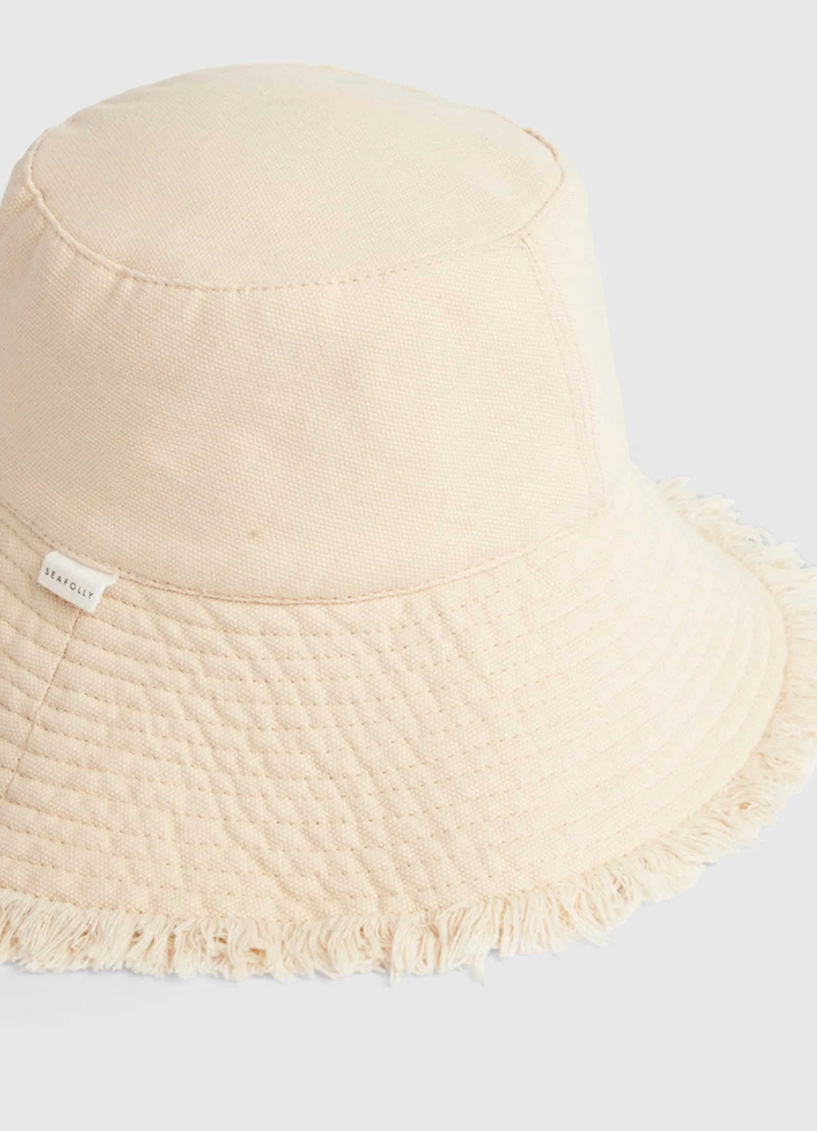 Fringe Bucket Hat - Natural - Image 3