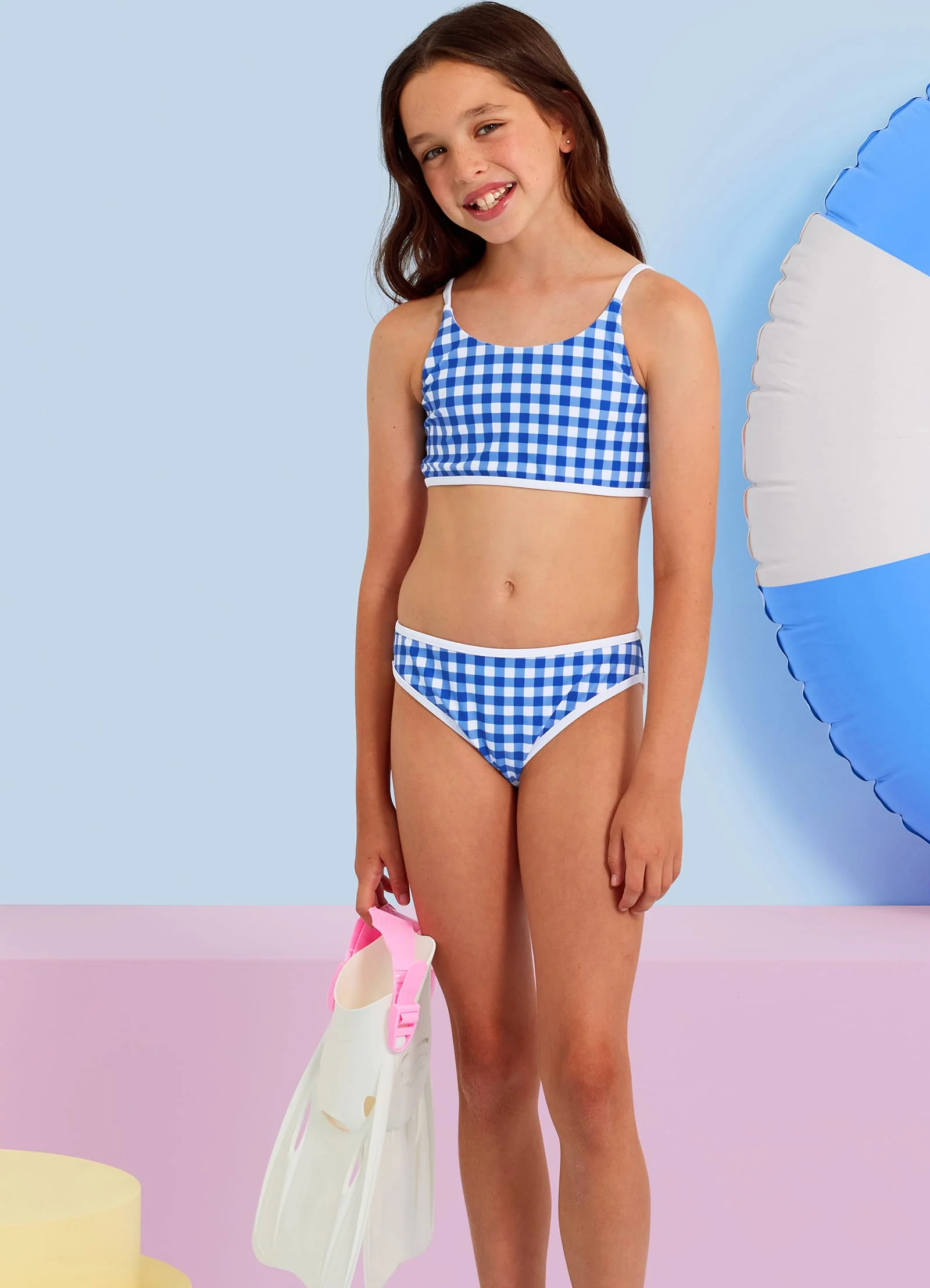 Gingham Bikini - Blue Lottie - Image 6