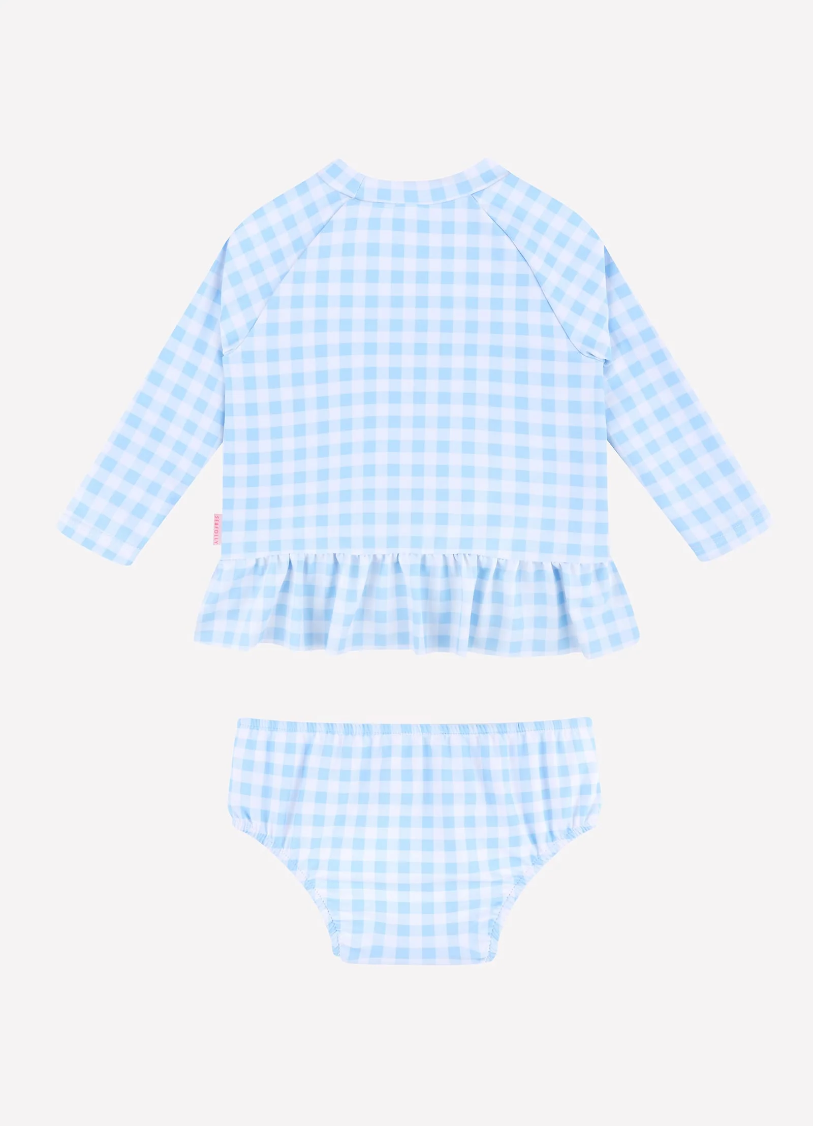 Gingham Rashie Set - Placid Blue - Image 4