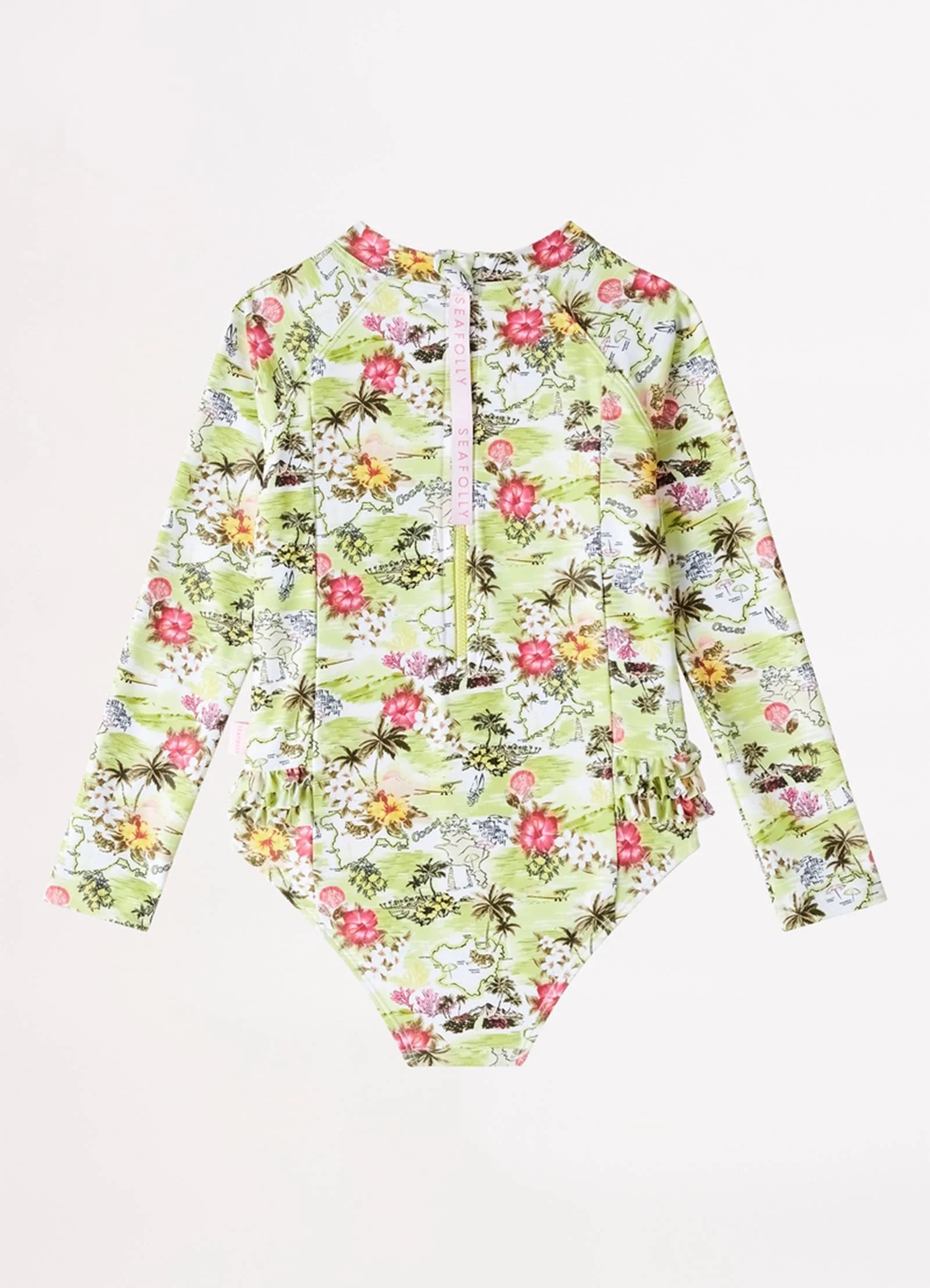 Girls Coast To Coast Paddlesuit  - Lime Coast - Image 4