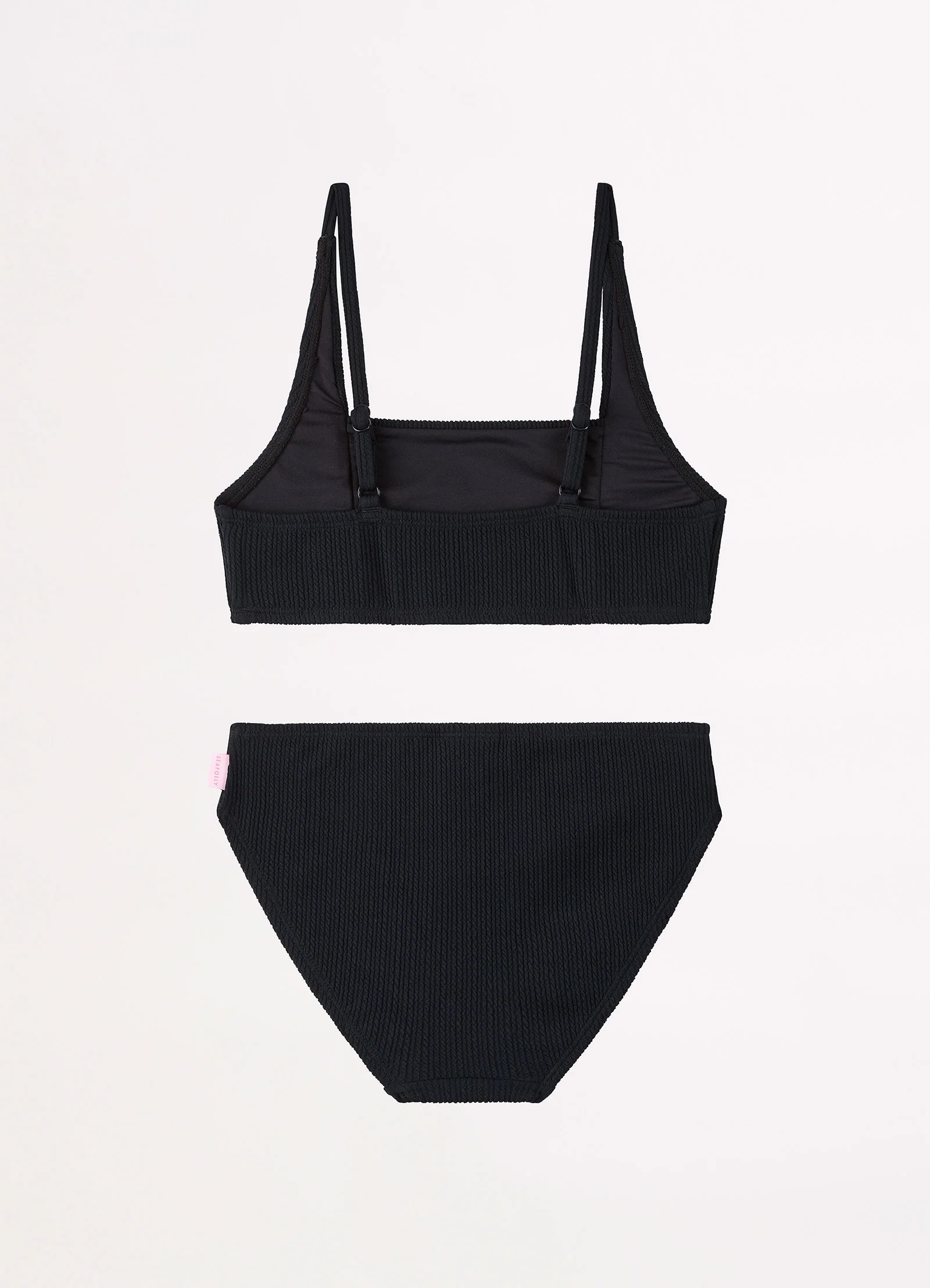 Girls Essential Square Neck Bikini S  - Black - Image 2