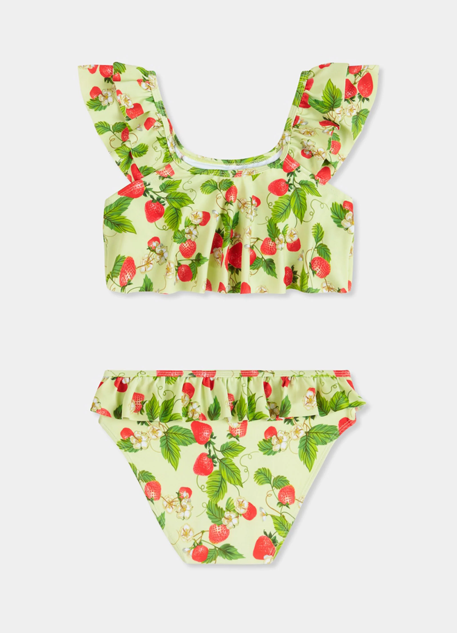 Girls Fluted Bikini - Sundae - Image 3