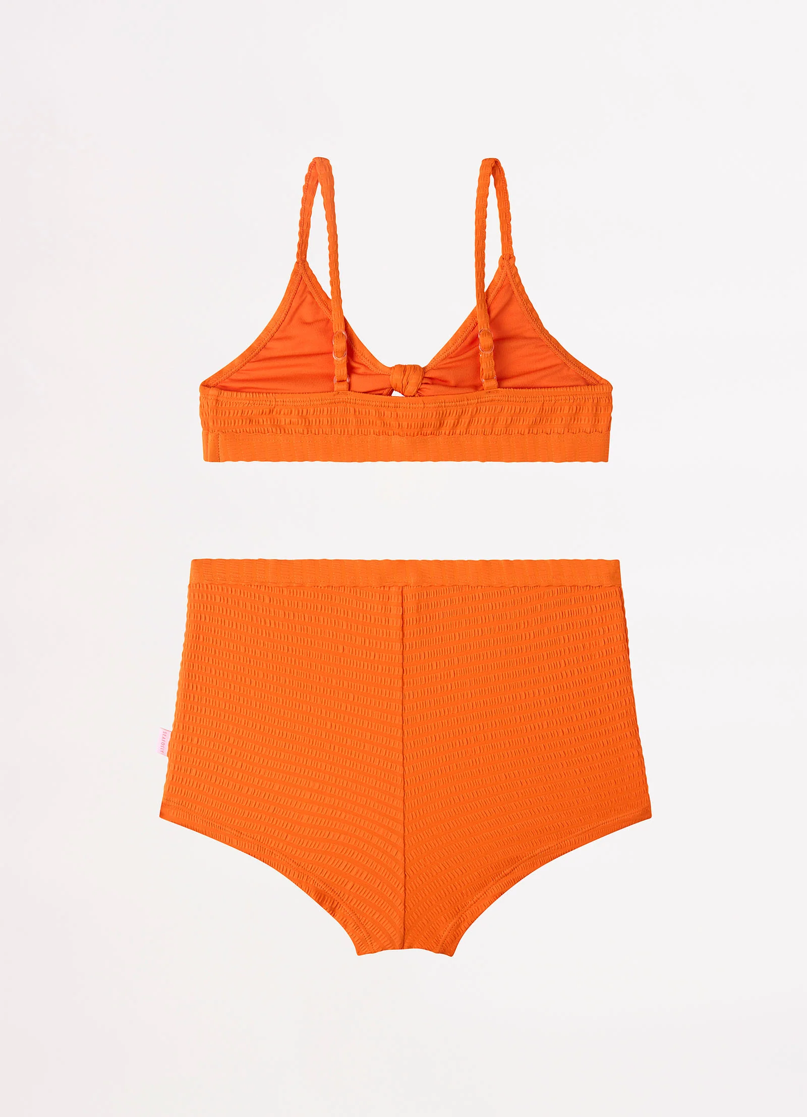 Girls Papillon Bikini Set - Mandarin - Image 2