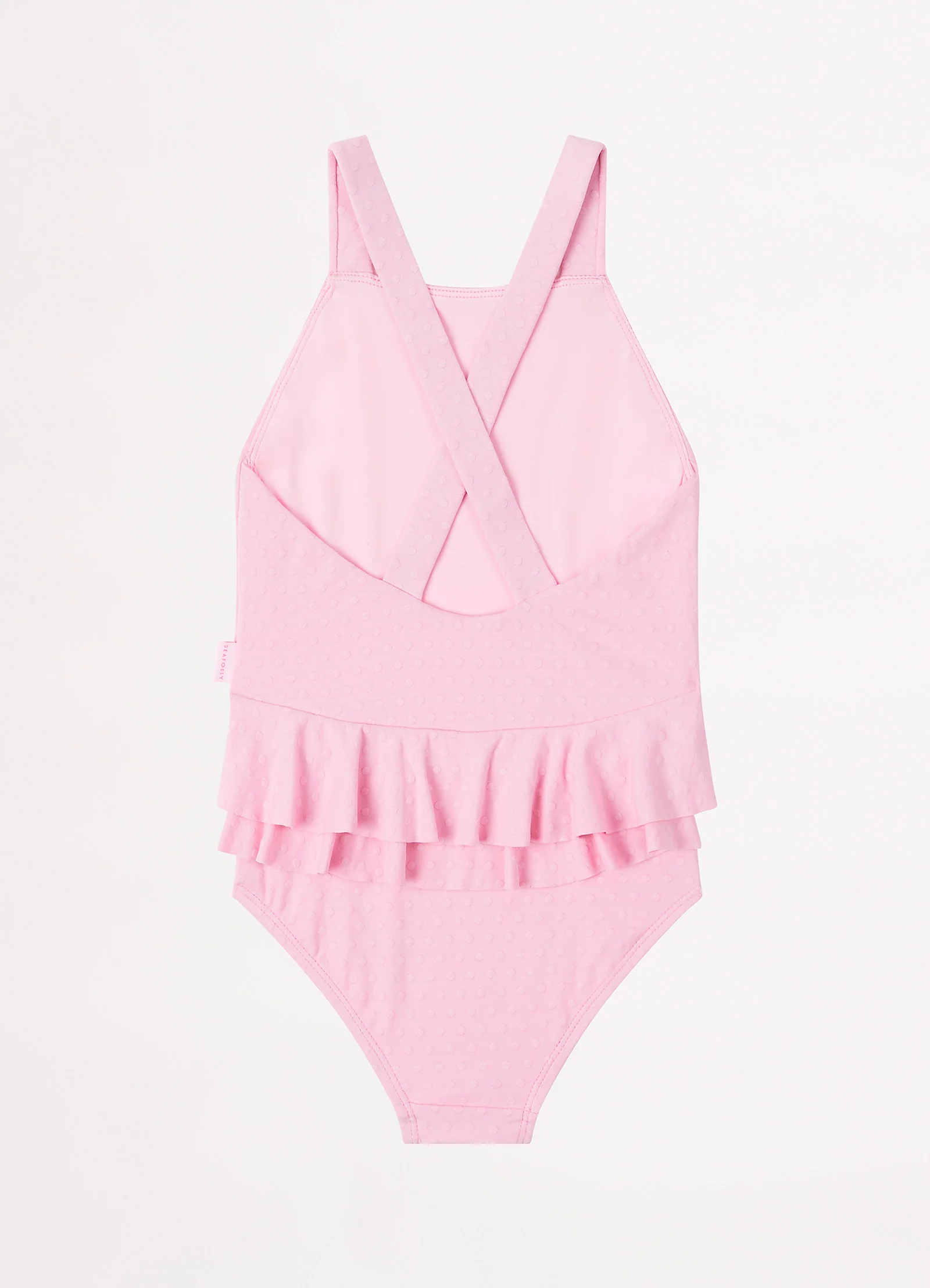 Girls Summer Essential Square Neck One Piece - Sweet Lilac - Image 3