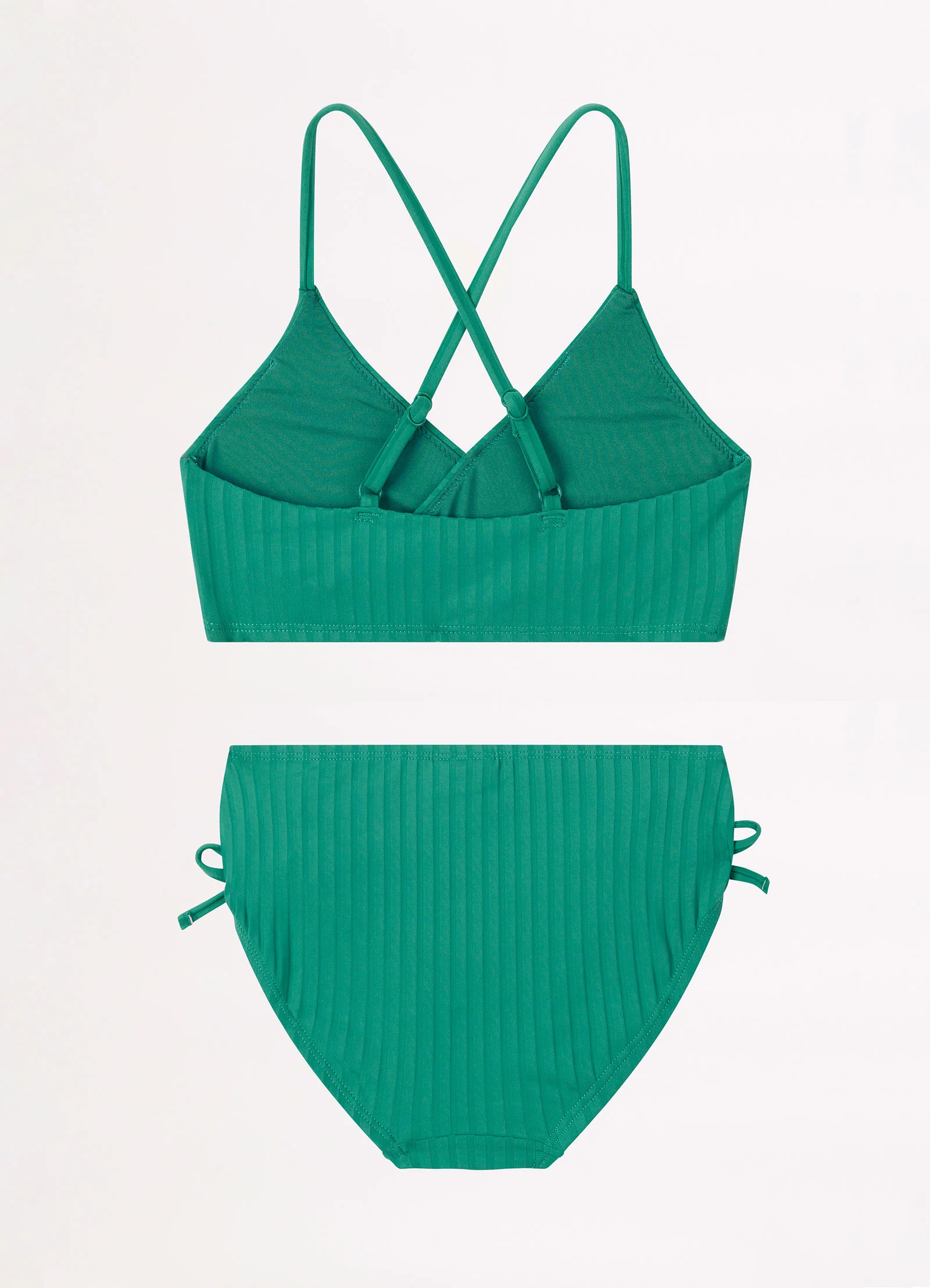 Girls Wrap Bikini  - Forest - Image 2