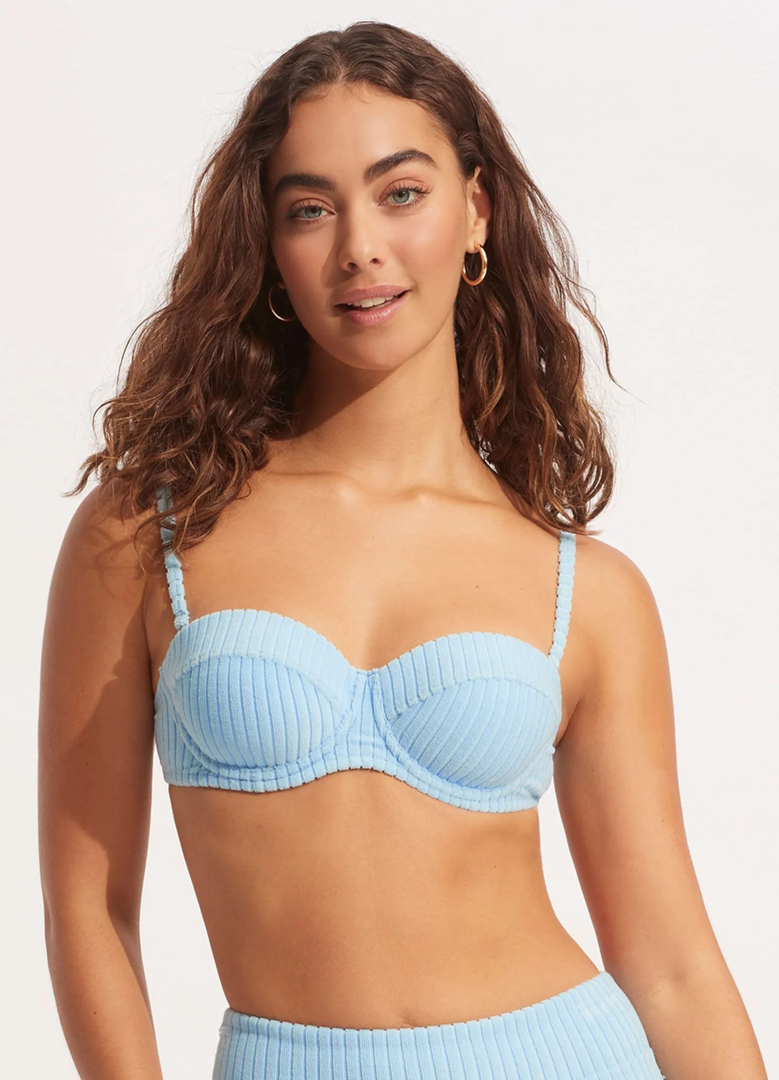 Havana Bustier Bra - Powder Blue - Image 2
