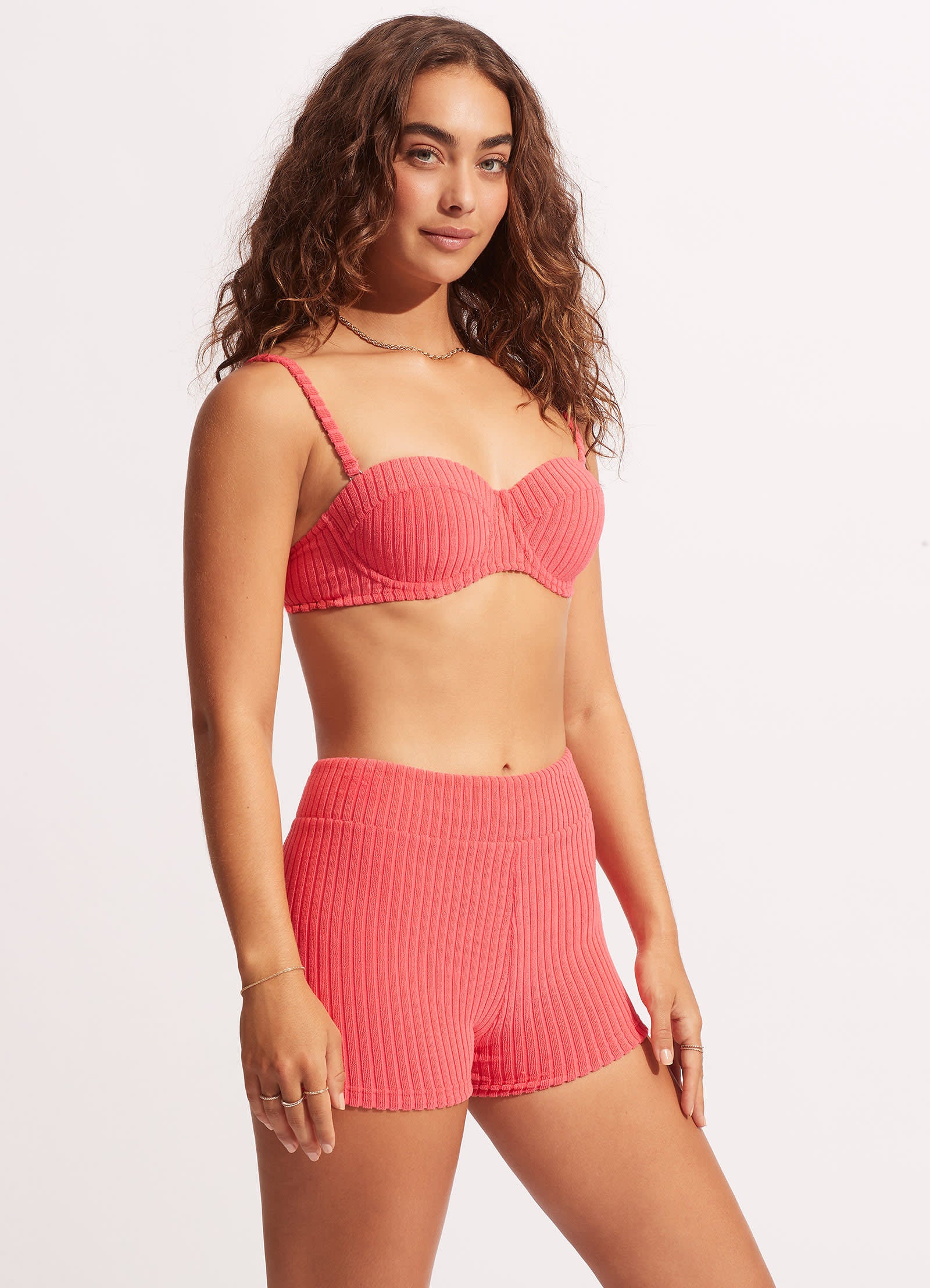 Havana Bustier Bra - Sun Kissed Coral - Image 5