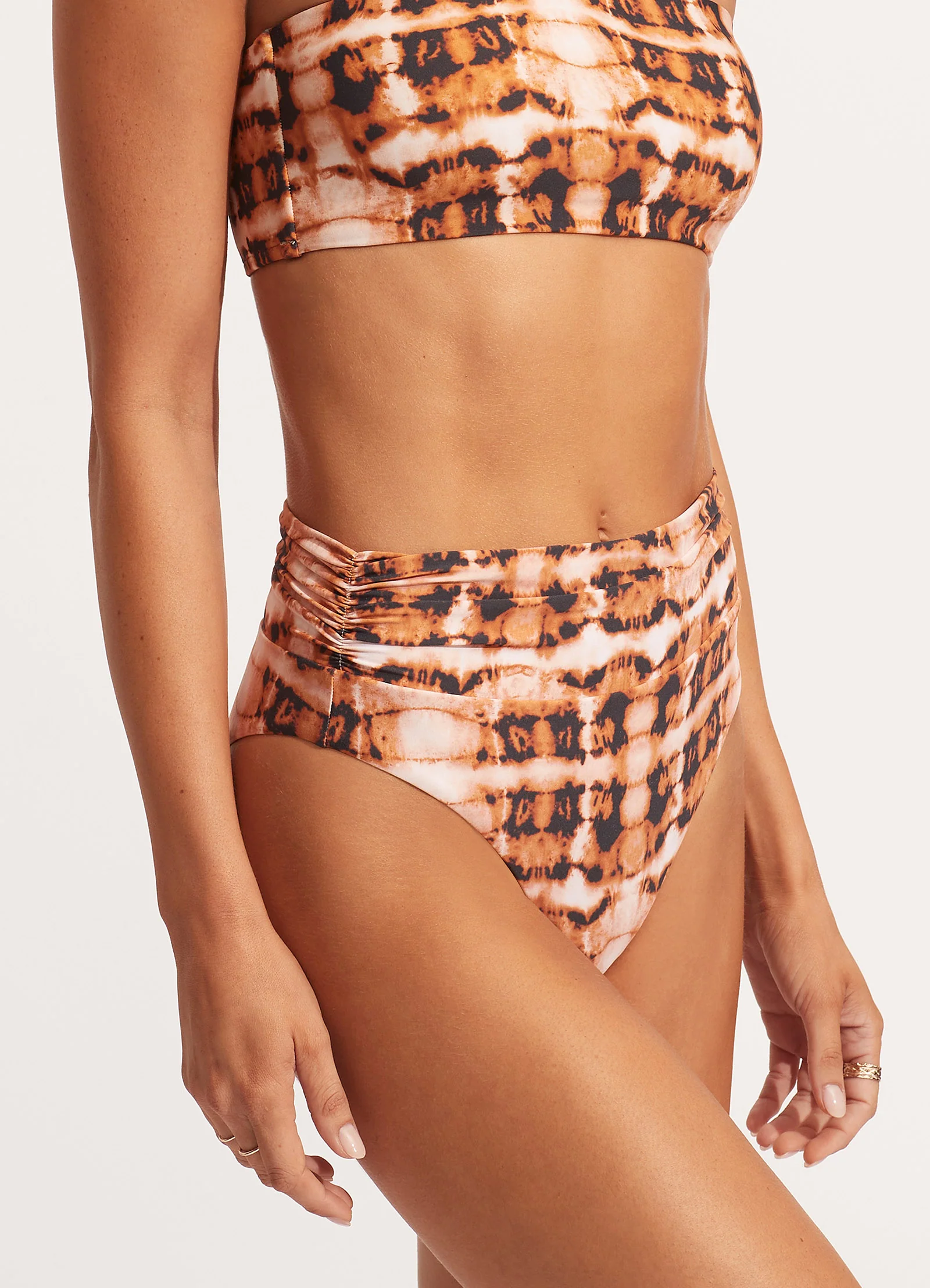 High Tide Rio Bikini Bottom - Copper Tan - Image 4