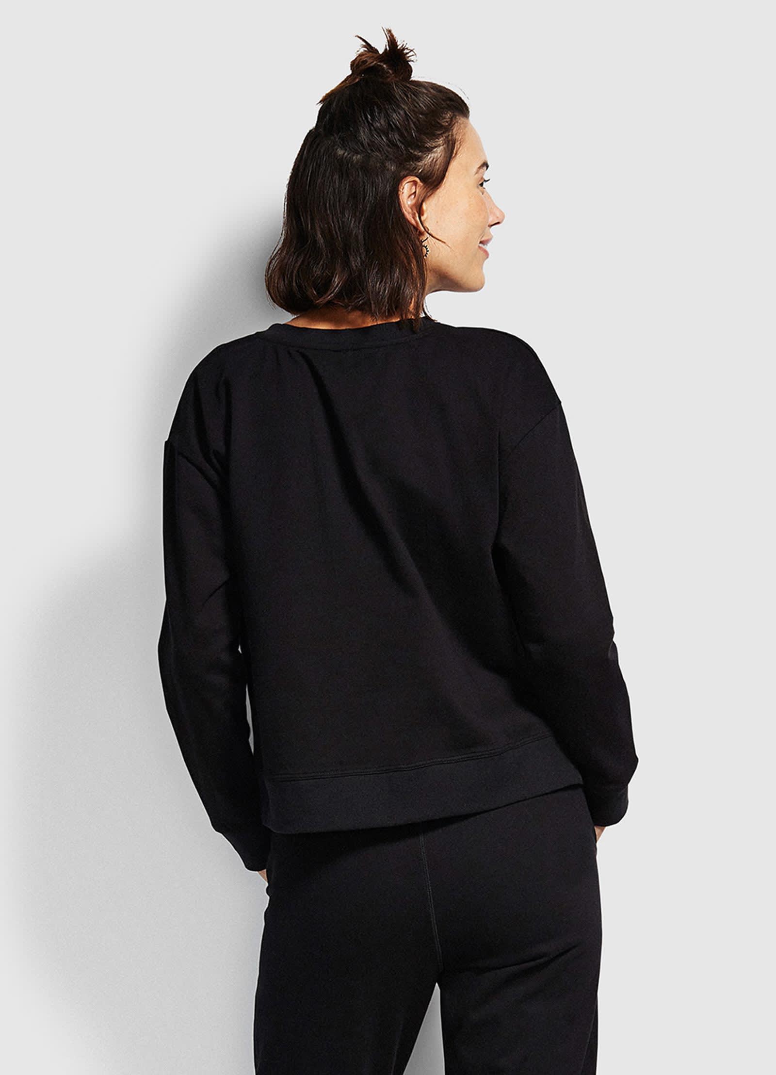 Holiday Crew Neck Sweater - Black - Image 3