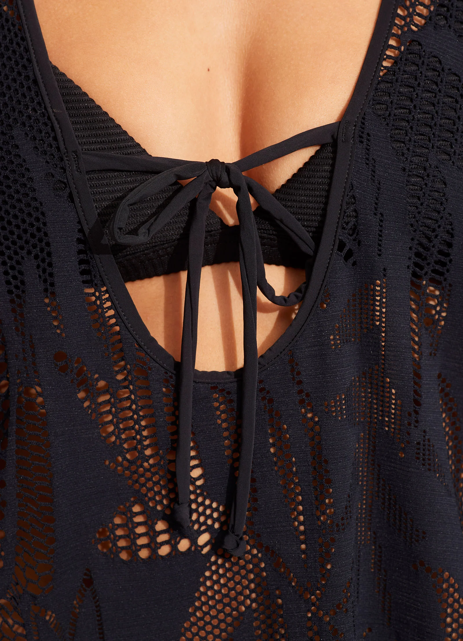 Islands Kaftan - Black - Image 5