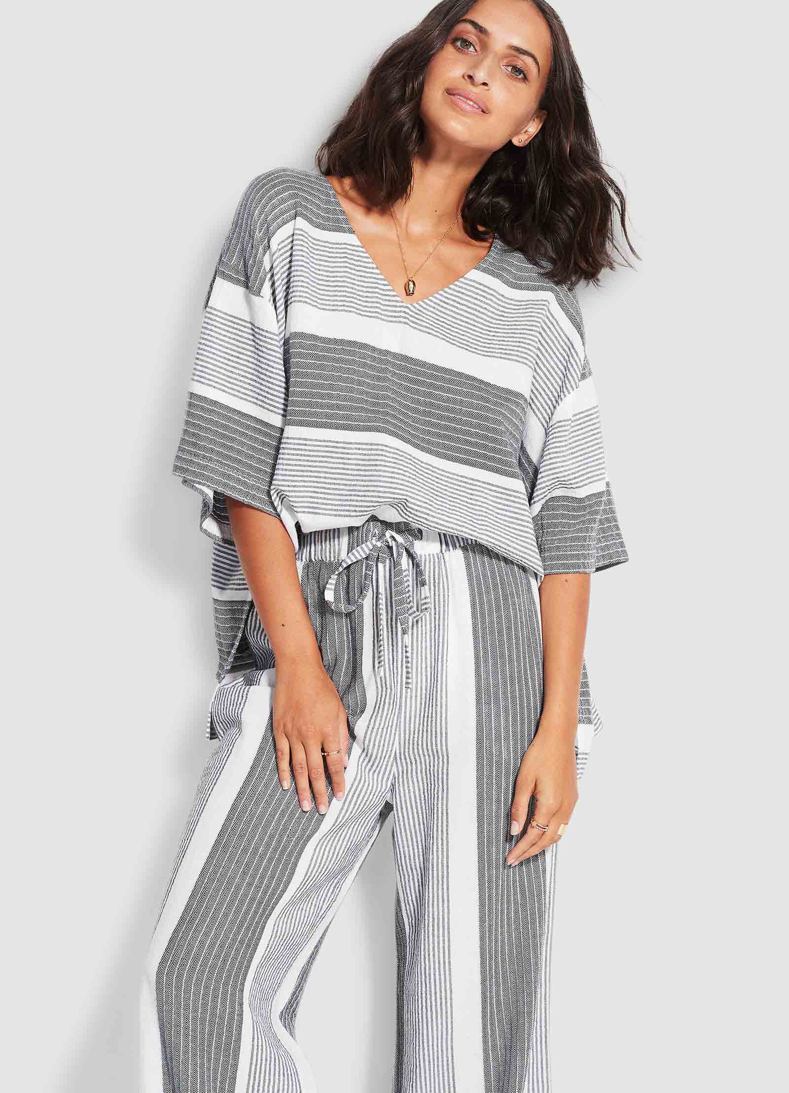 Jacquard Beach Pant  - Black - Image 5