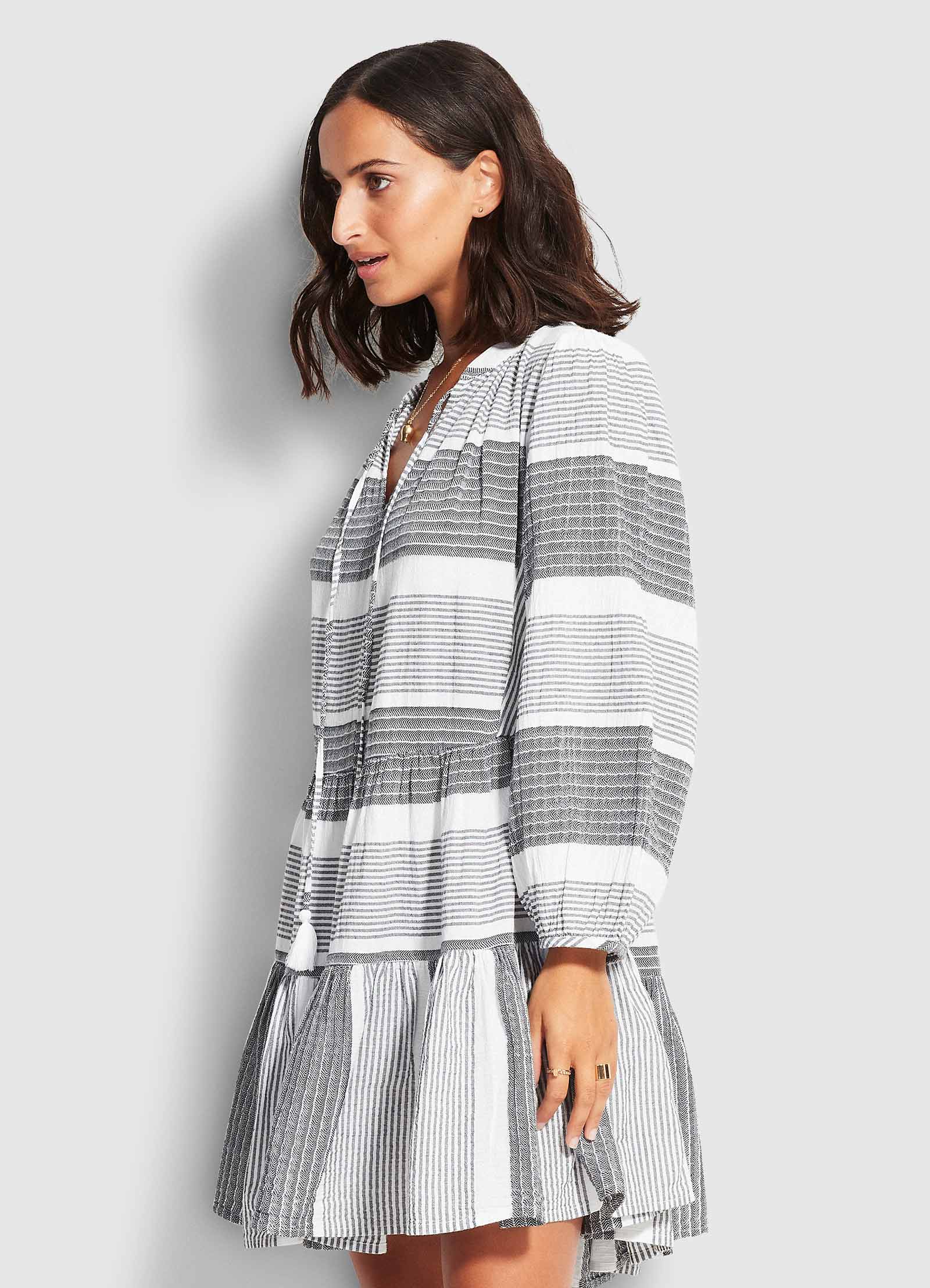 Jacquard Dress  - Black - Image 2