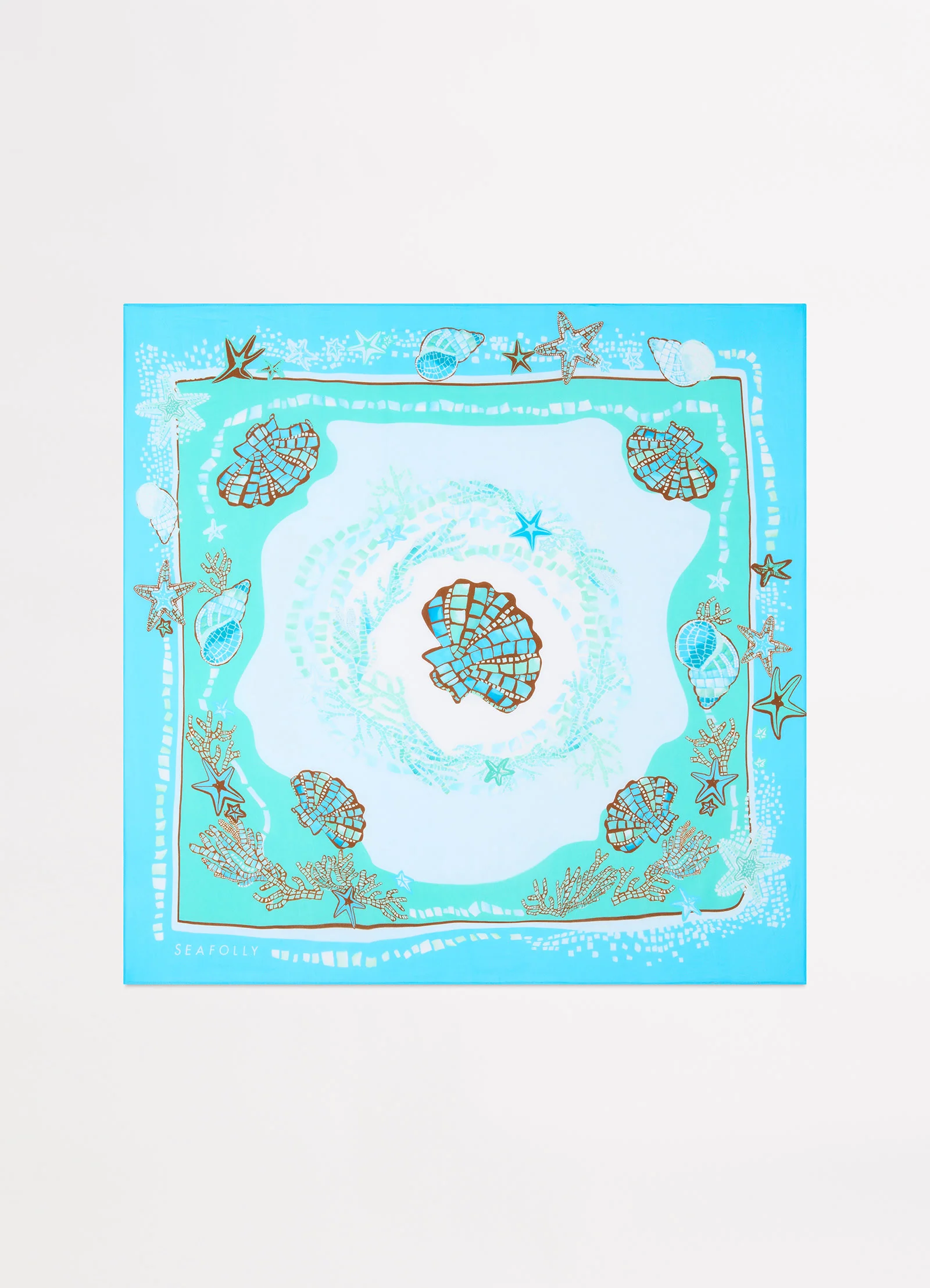La Mer Scarf - Aquatic Blue - Image 2